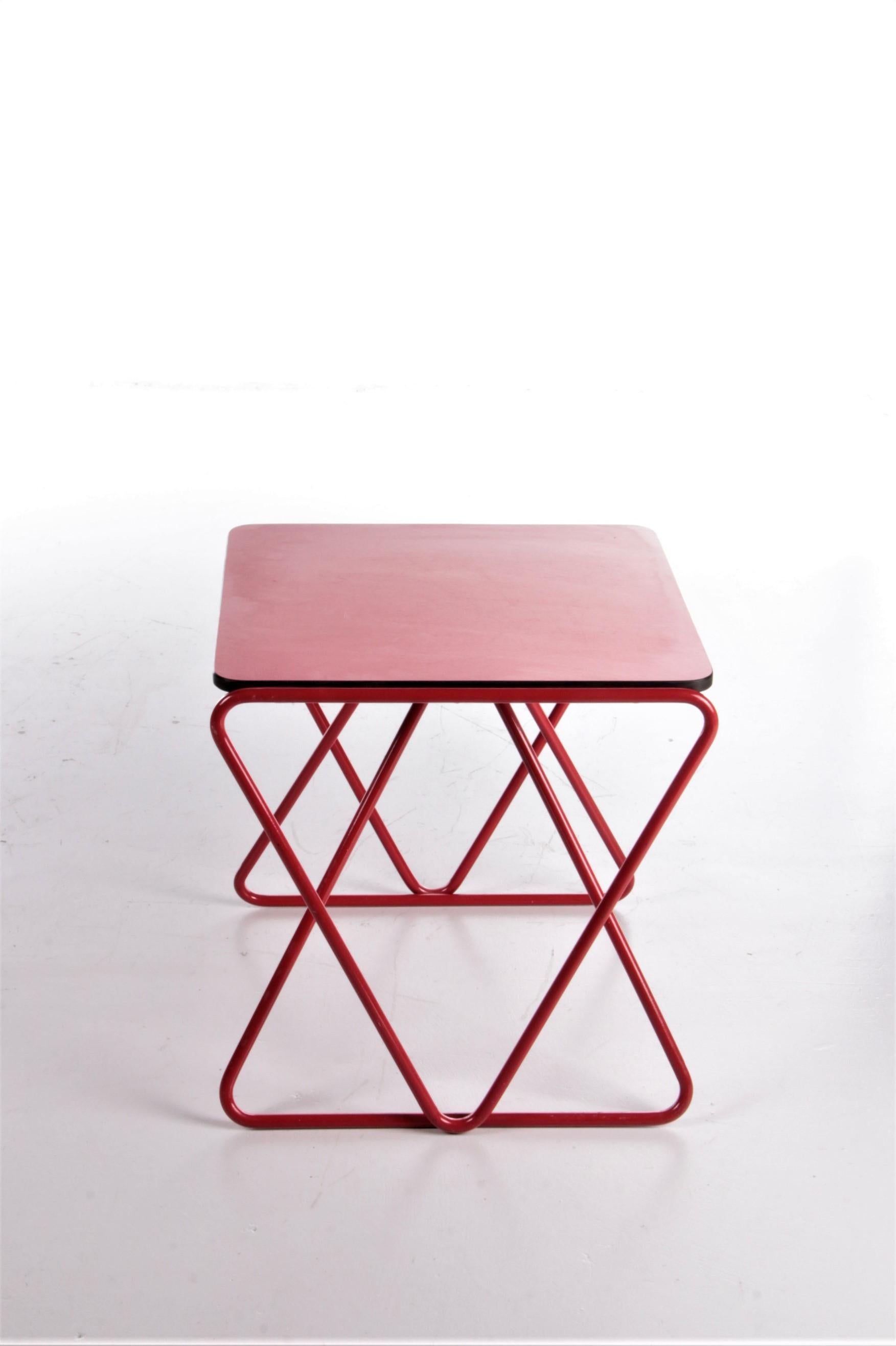 Rare Side Table Designed by Walter Antonis for I-Form, Holland, 1978 For Sale 1