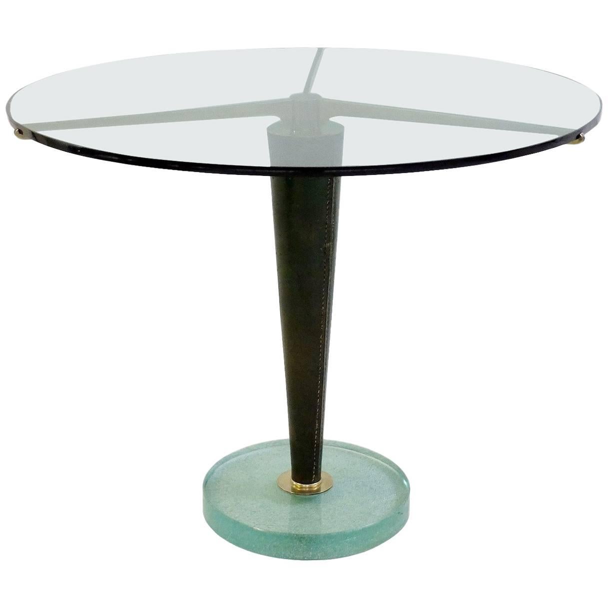Rare table d'appoint, conçue pour les salles d'exposition d'Arredoluce, vers 1950-1959