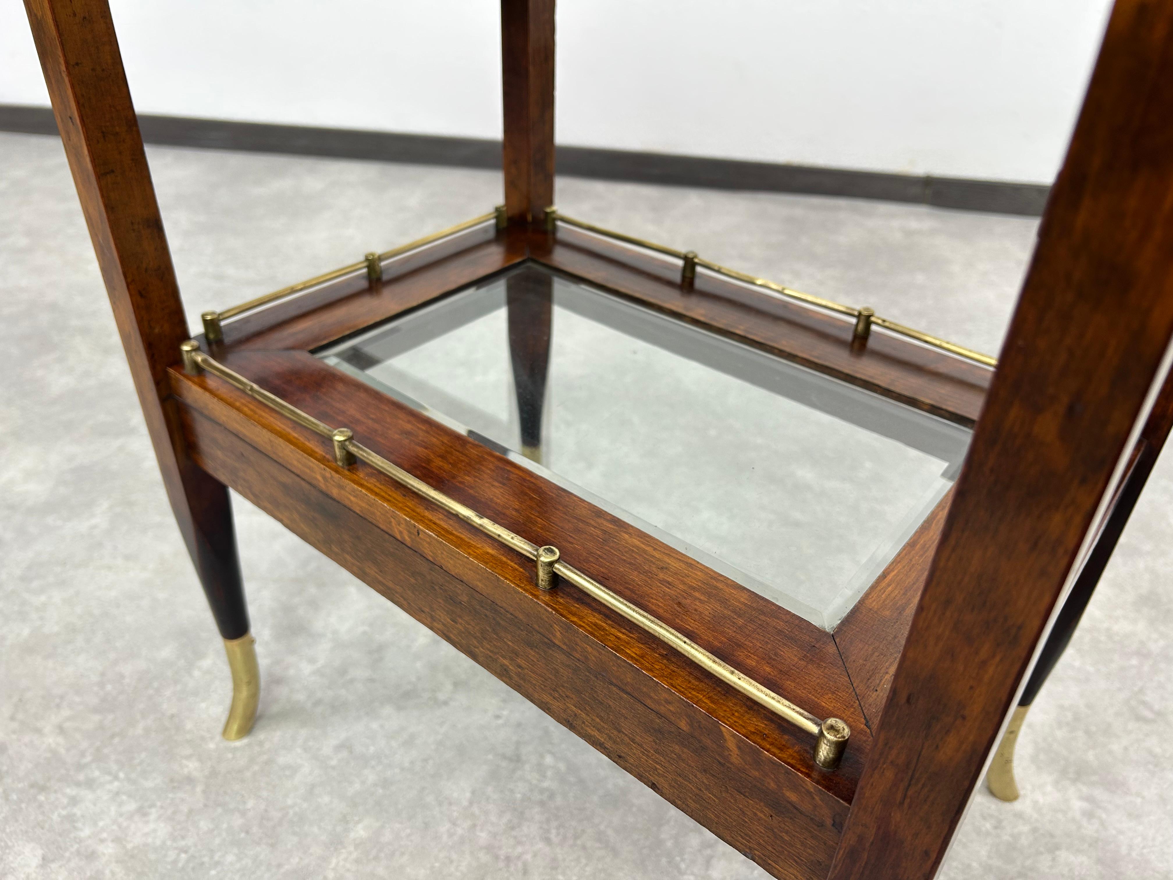 Raro tavolino con vassoio di Portois & Fix Viena in vendita 3