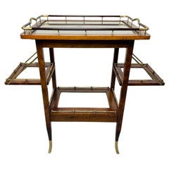 Rare side table with tray by Portois & Fix Viena