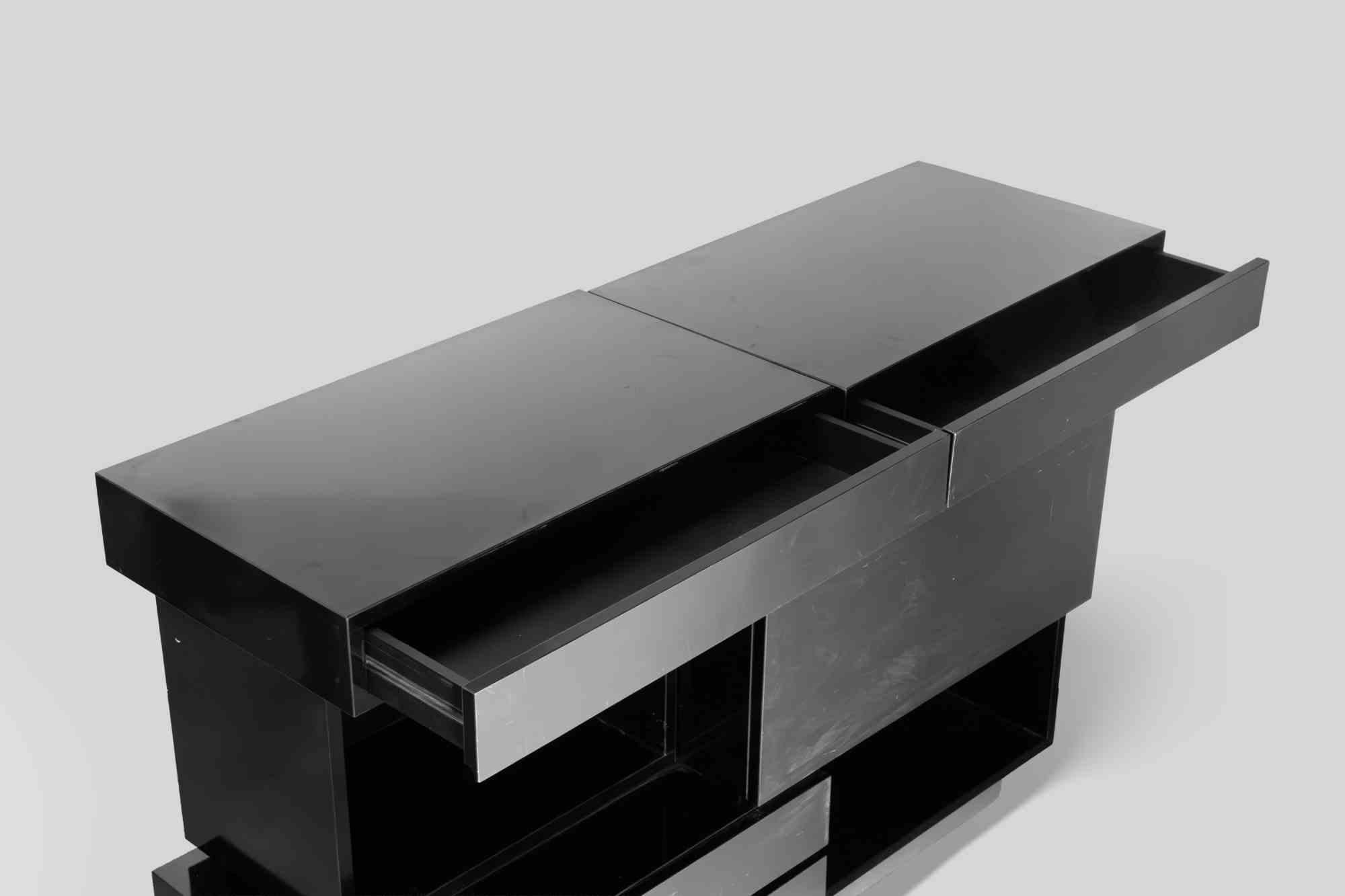 Rare Sideboard by Giotto Stoppino for Acerbis, 1970s In Good Condition For Sale In Roma, IT