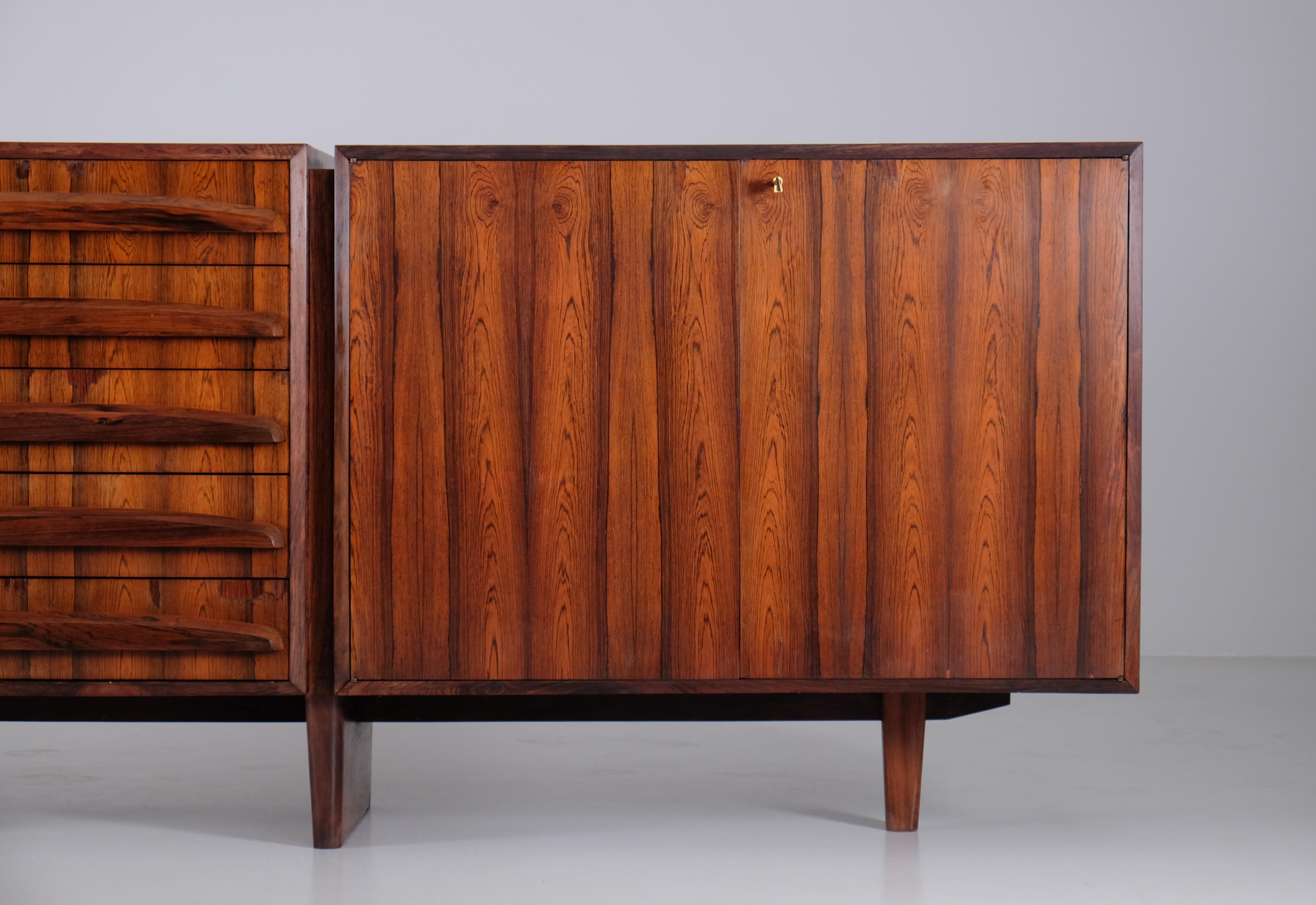 Brésilien Rare buffet de Jean Gillon, Brésil, années 1960 en vente