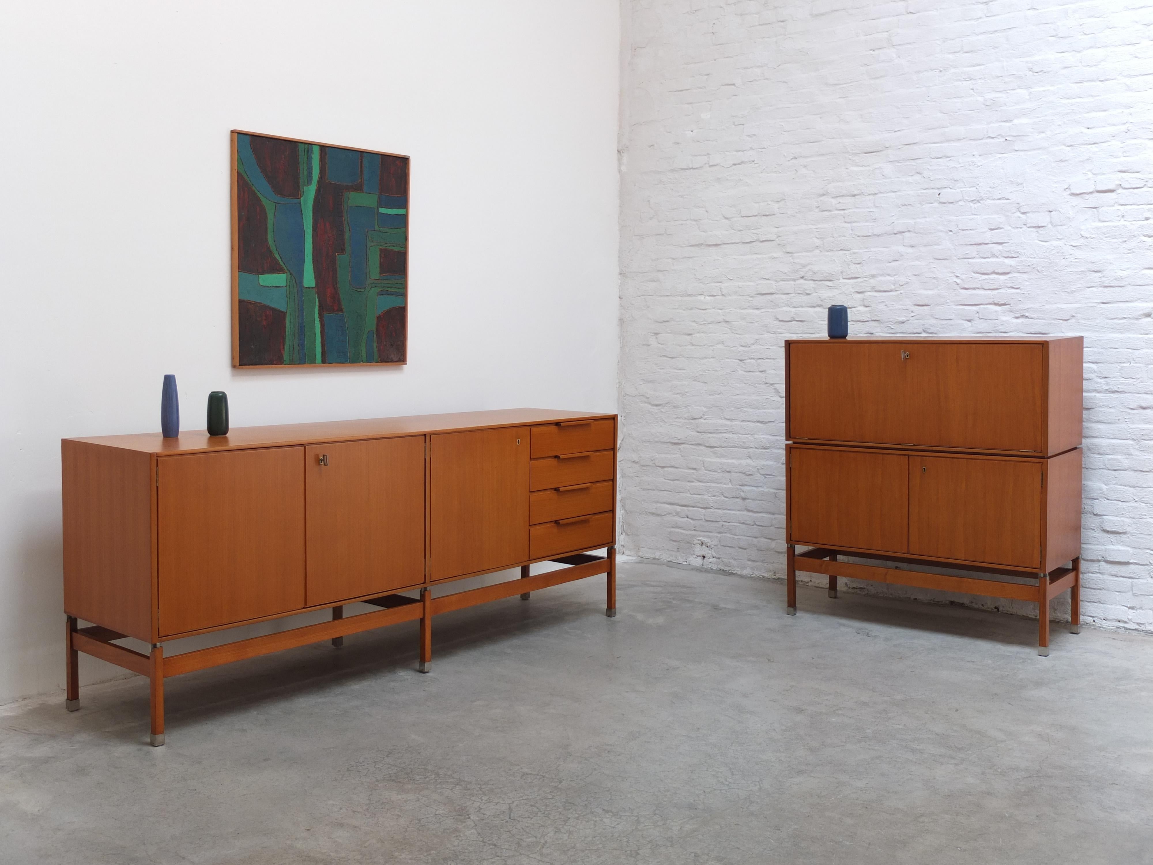 Rare Sideboard by Pieter De Bruyne for Al Meubel, 1959 12