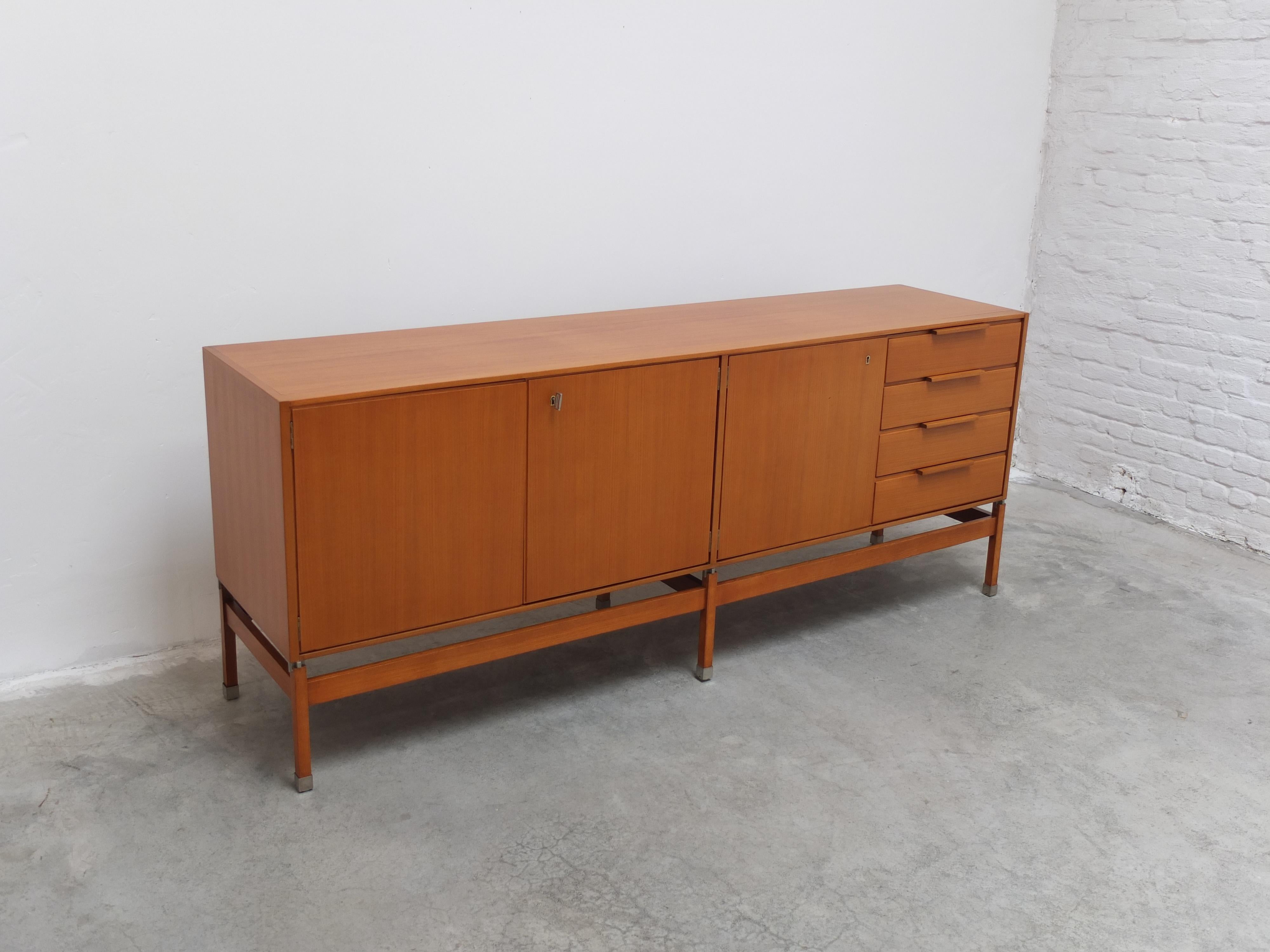Mid-Century Modern Rare Sideboard by Pieter De Bruyne for Al Meubel, 1959