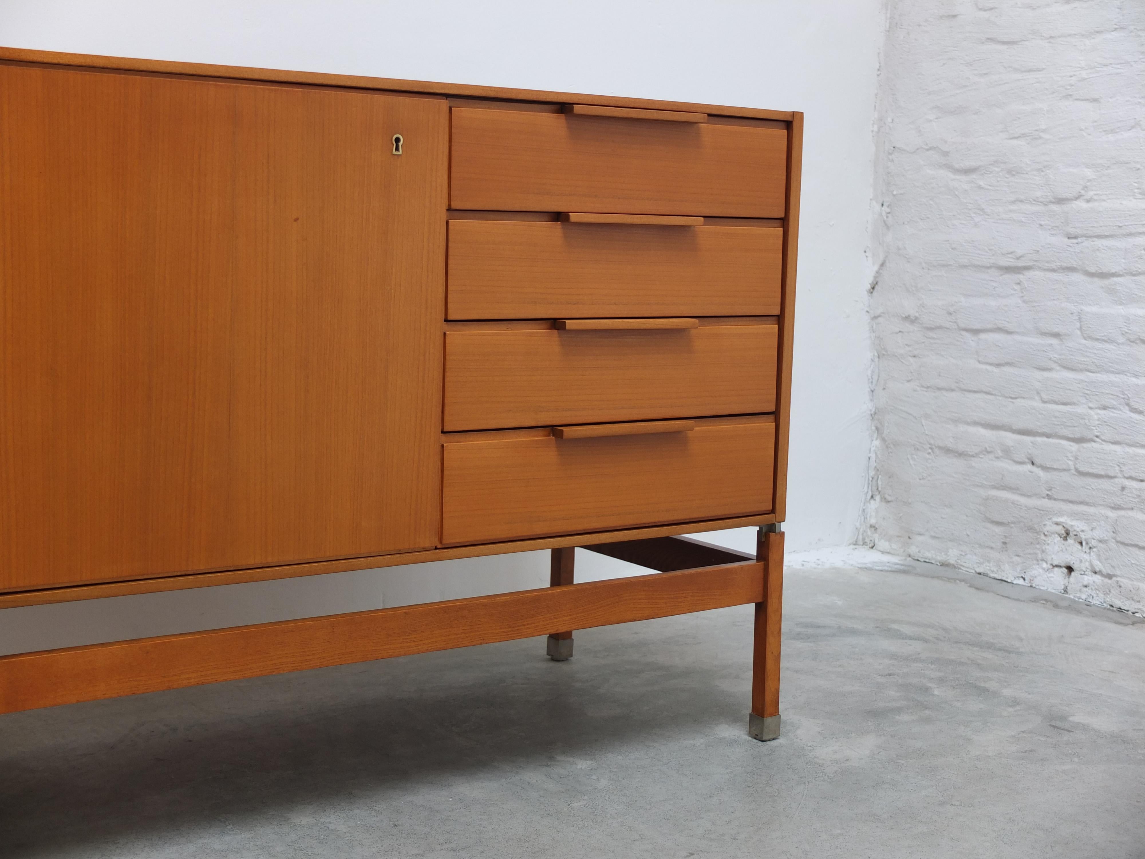 Rare Sideboard by Pieter De Bruyne for Al Meubel, 1959 In Good Condition In Antwerpen, VAN