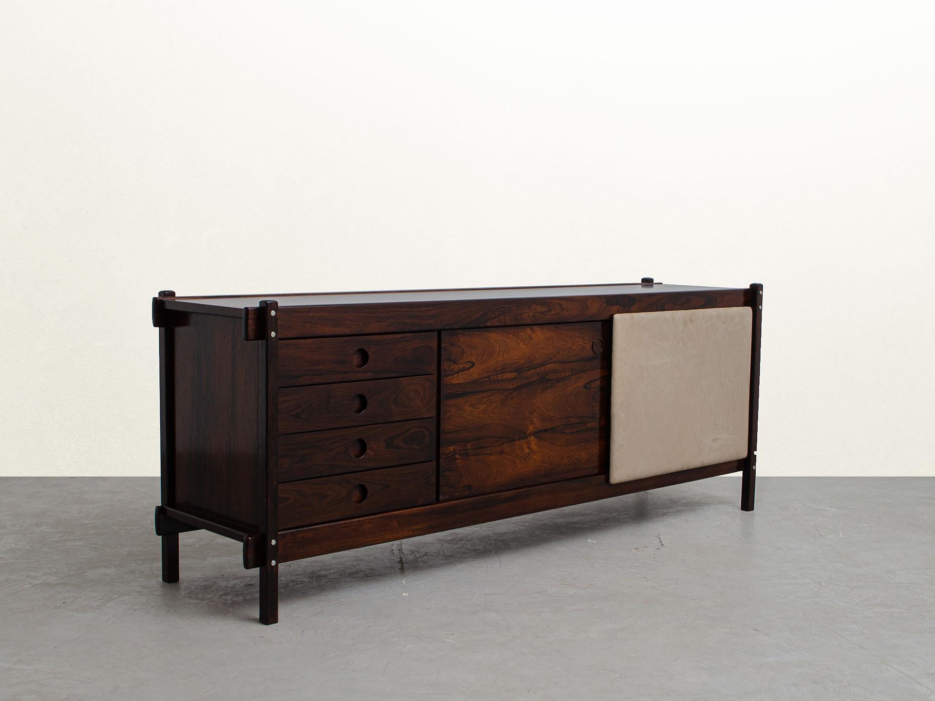 South American Rare Sideboard, by Sergio Rodrigues, 60s Brazilian Mid-Century Modern