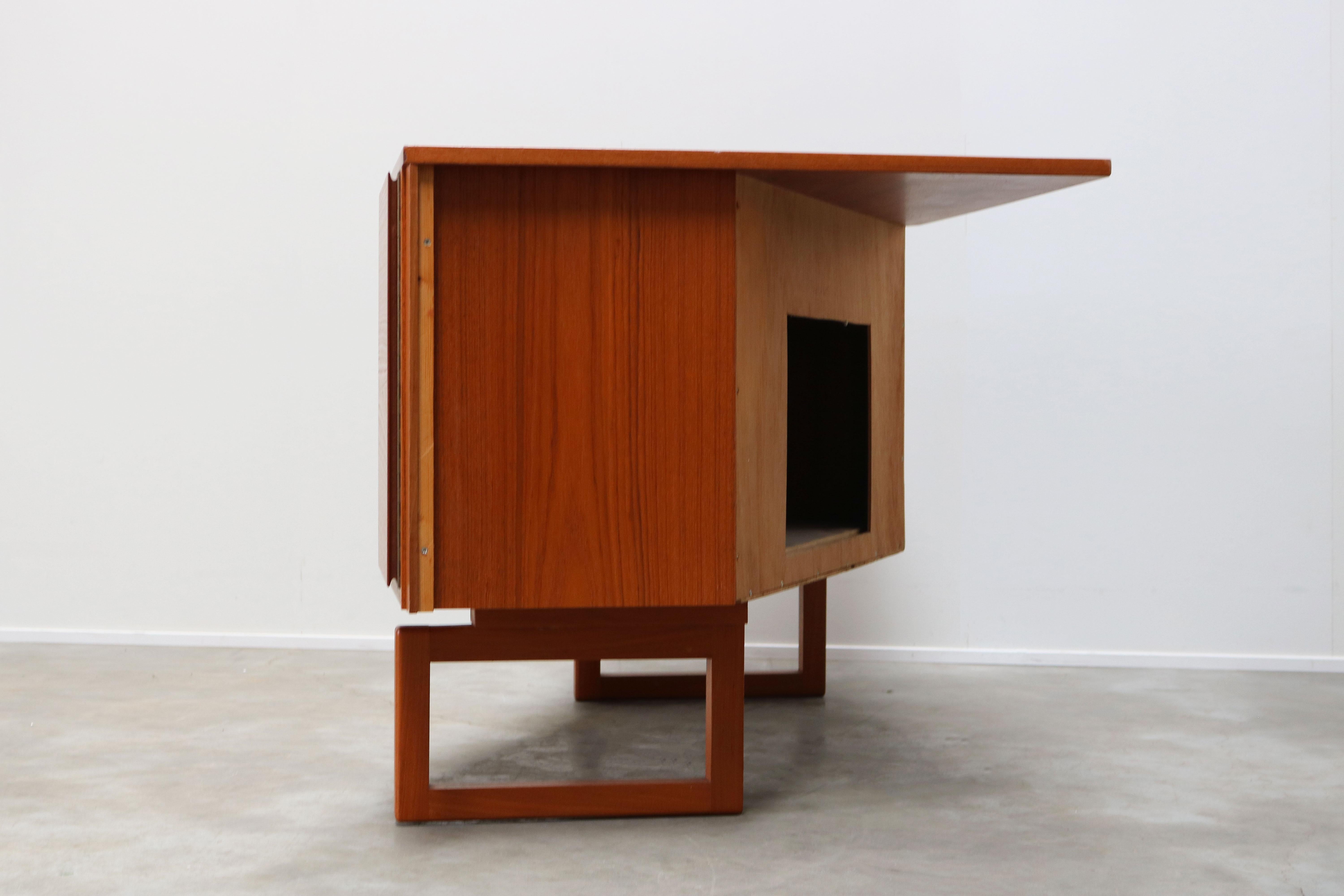 Mid-20th Century Rare Sideboard / Corner Cabinet in Teak by Arne Hovmand Olsen for Mogens Kold