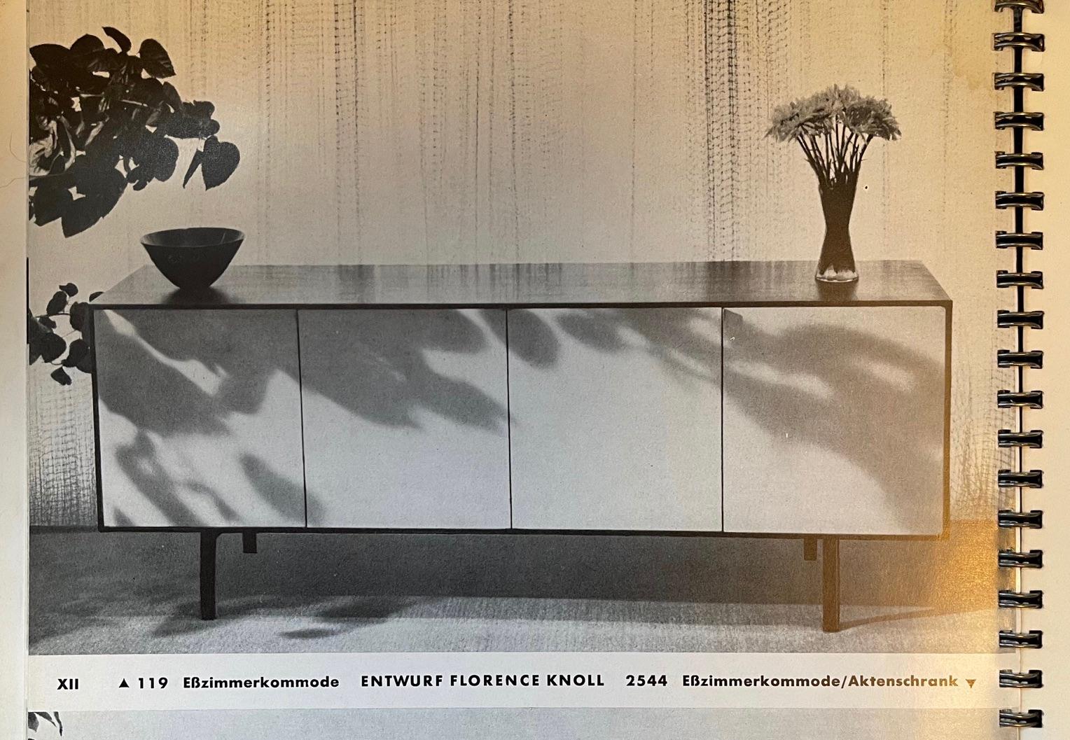 Rare Sideboard No.119 by Florence Knoll For Sale 12