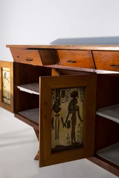 Rare sideboard of Torinese manufacture, of great quality