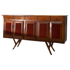 Retro Rare sideboard of Torinese manufacture, of great quality