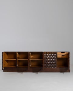 Rare Sideboard With Five Panel Doors, France, 1960-1969