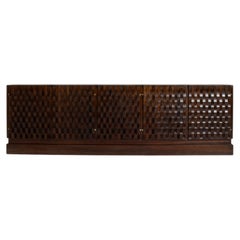 Rare Sideboard With Five Panel Doors, France, 1960-1969
