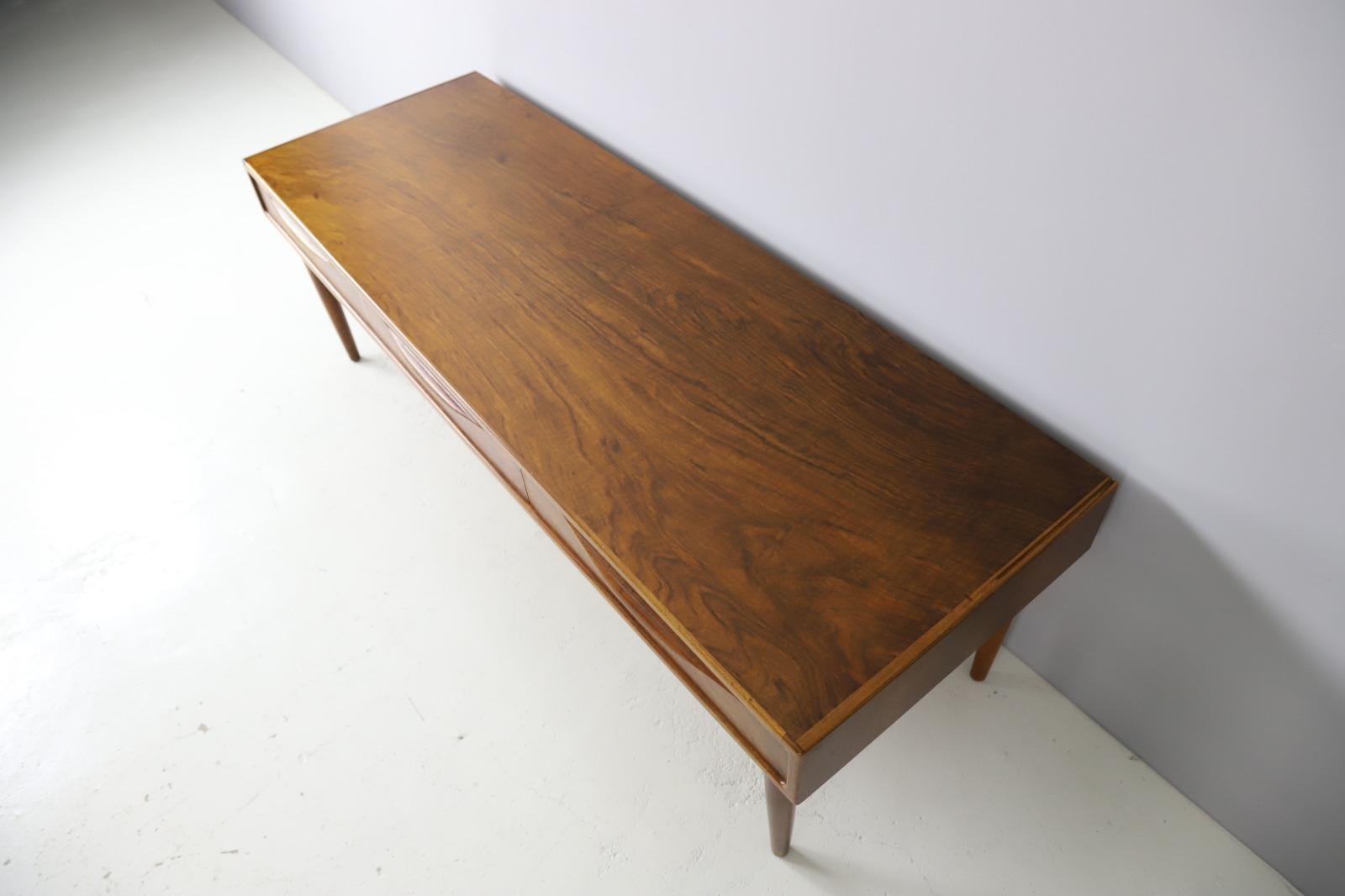 Rare Sideboard with Top Cabinet by Kurt Østervig for Brande Møbelindustri, 1950s For Sale 3