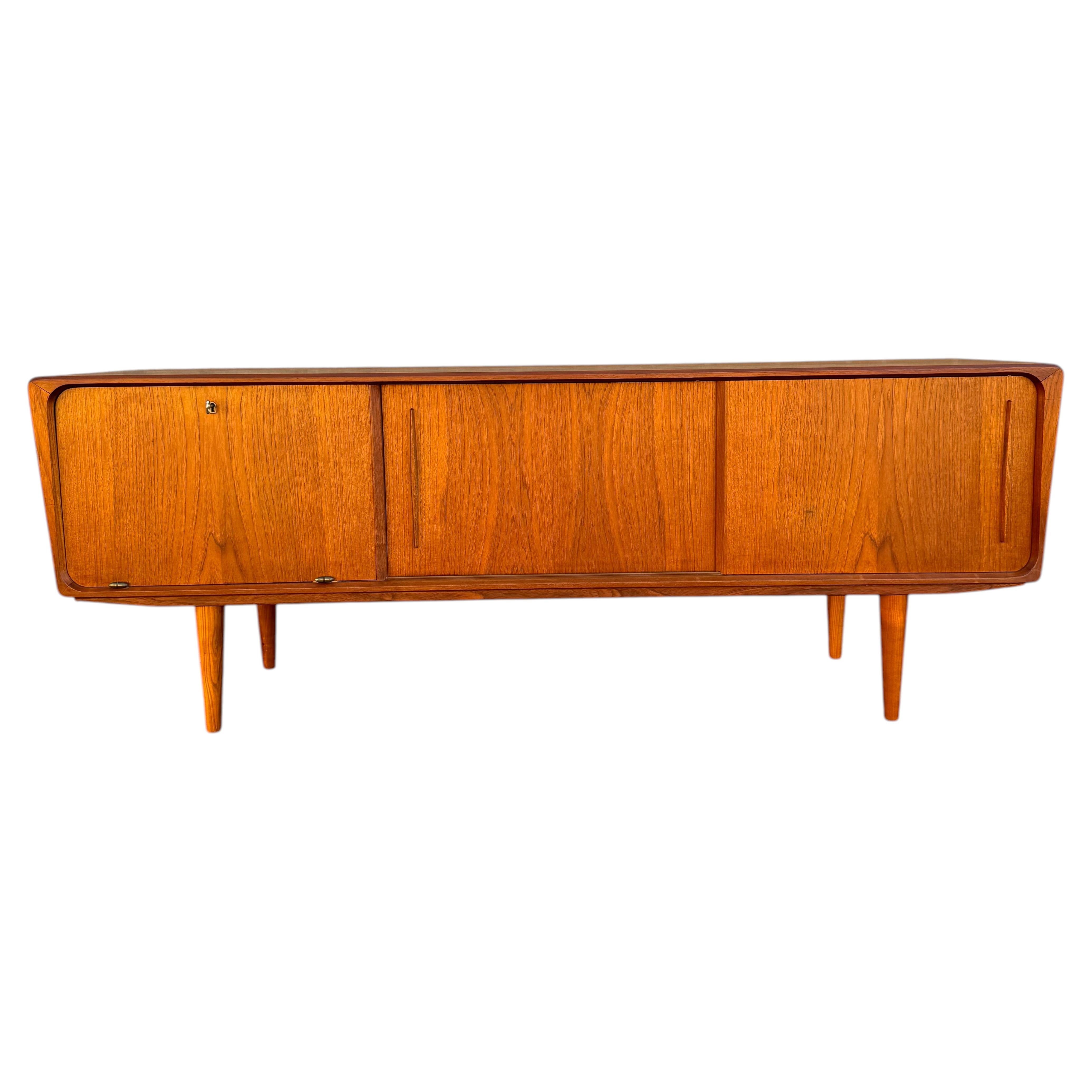 Rare sidebord in teak by E.W. Bach for Sejling Skabe For Sale
