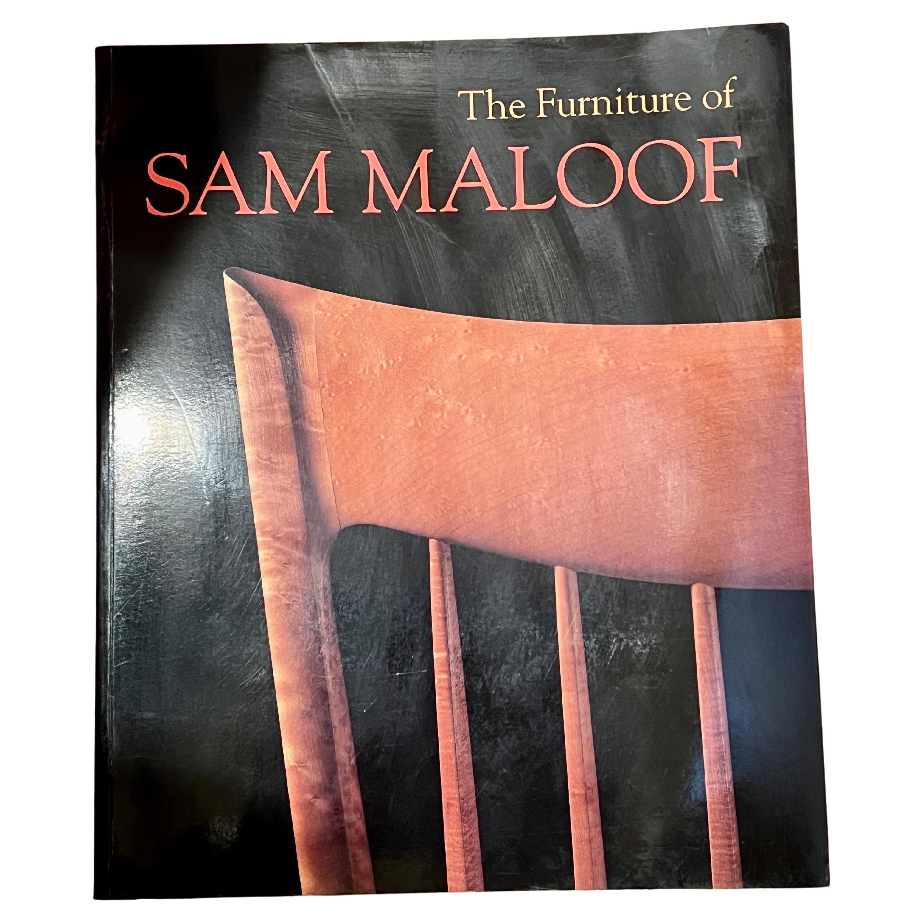 Livre rare signé et daté de Sam Maloof Furniture