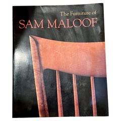 Livre rare signé et daté de Sam Maloof Furniture