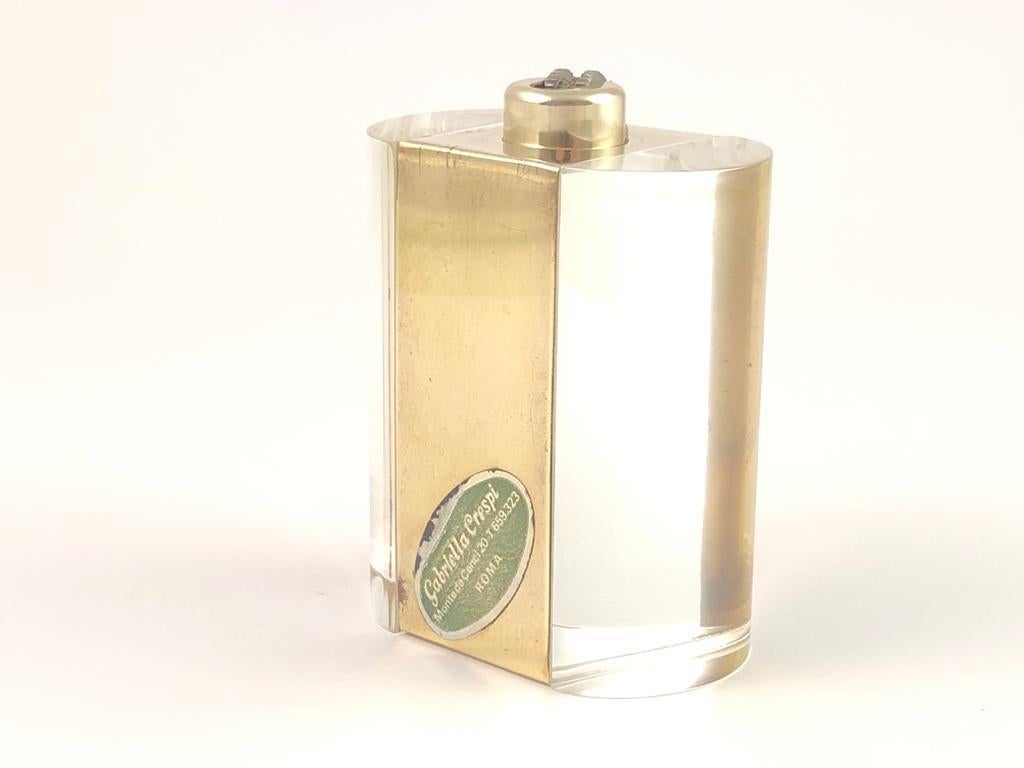 Late 20th Century Rare Signed Gabriella Crespi Table Lighter, 1970s, Italy