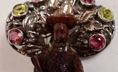 Rare Signed "Hobé Ming" Brooch/Pendant c1940