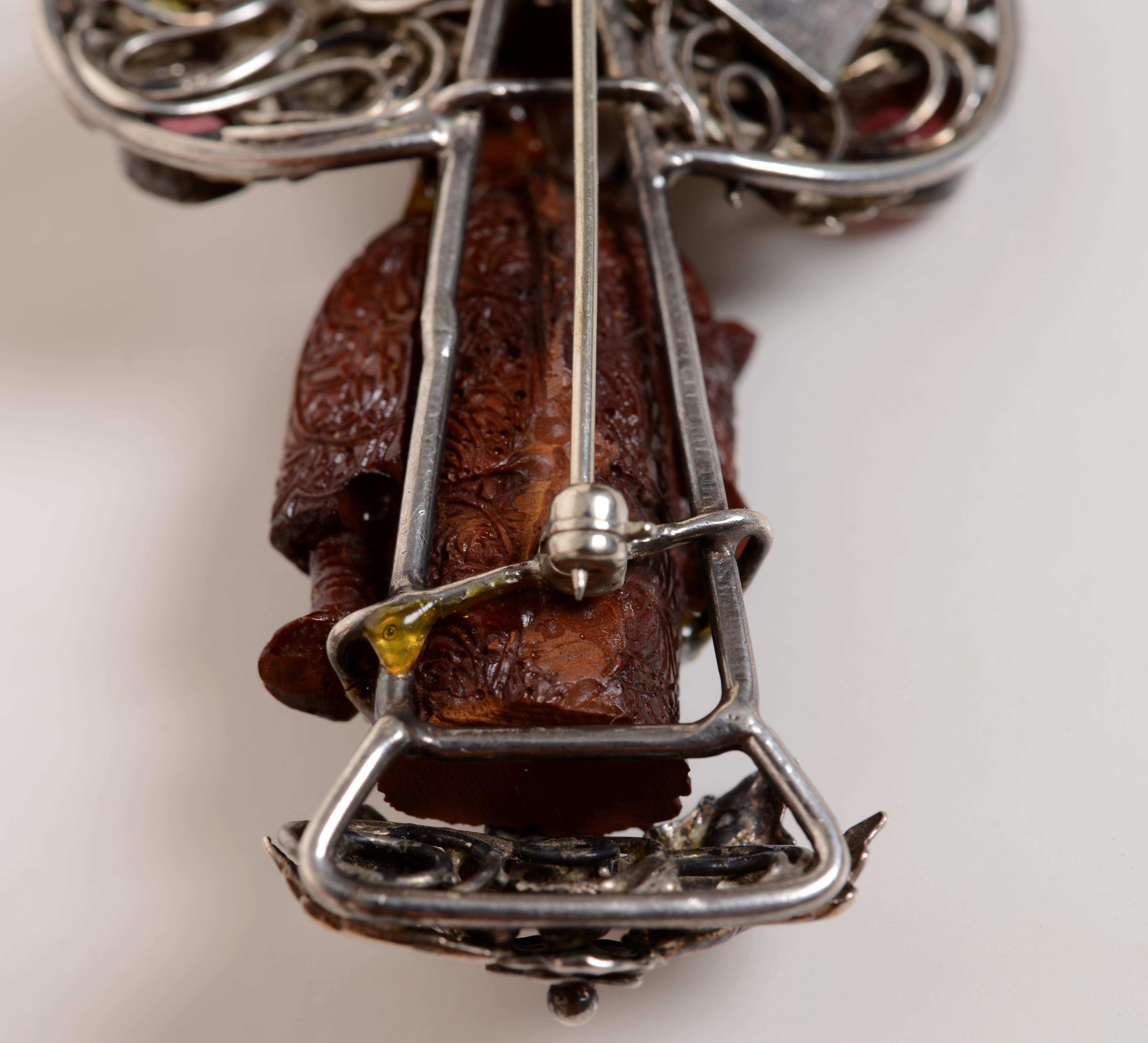 Rare broche/pendentif signé 