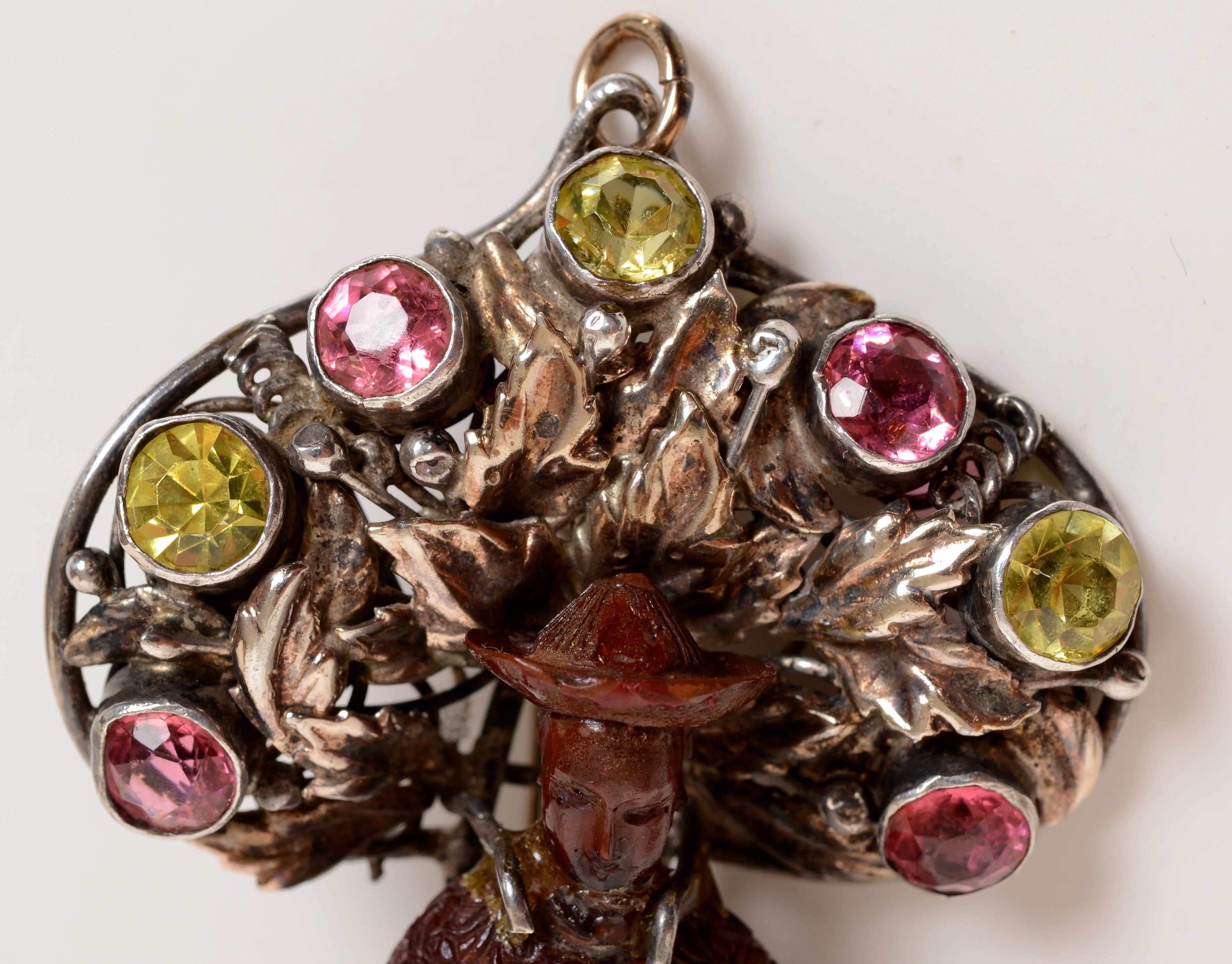 Rare broche/pendentif signé 