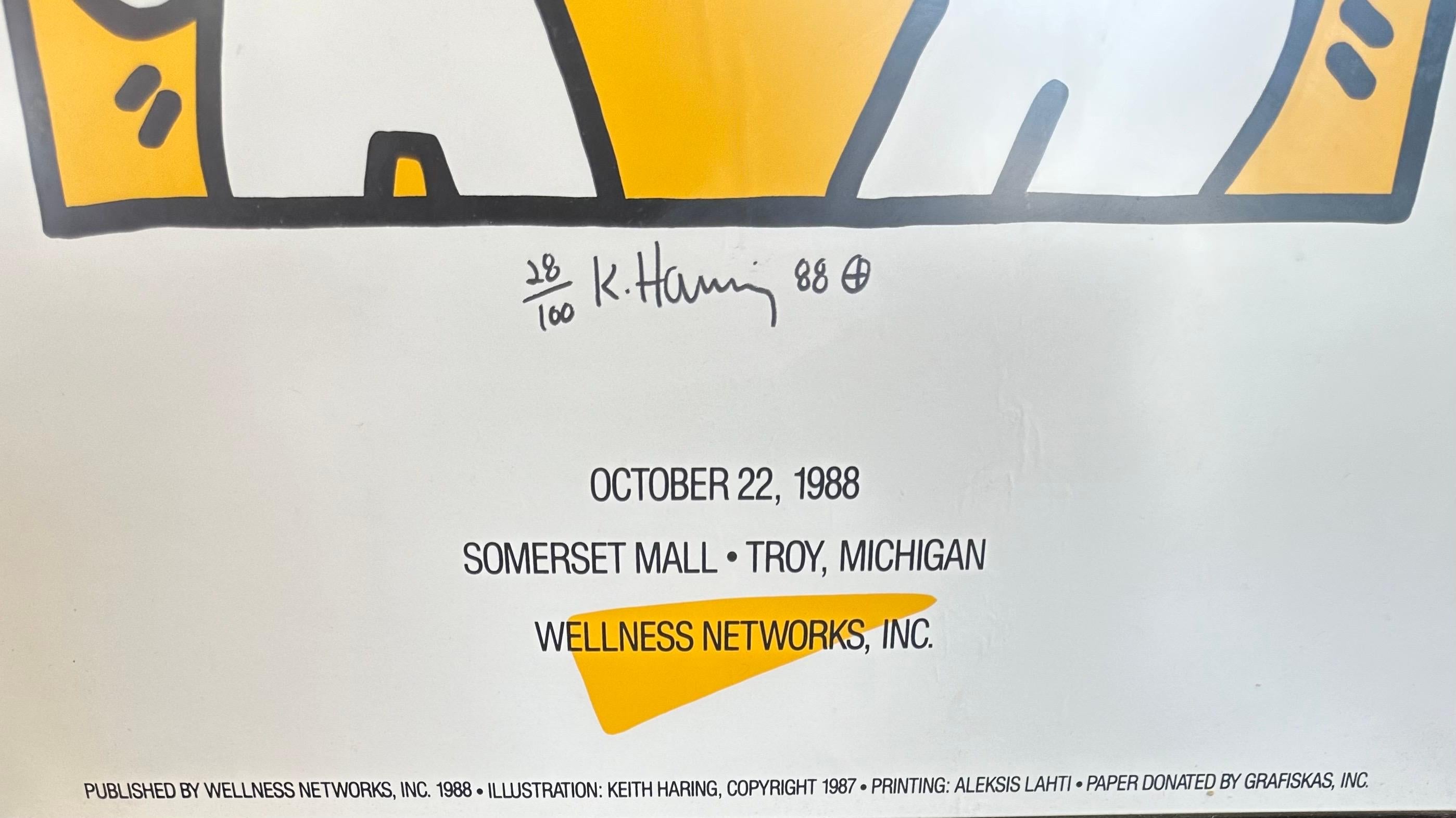 Rare Signed Keith Haring 
