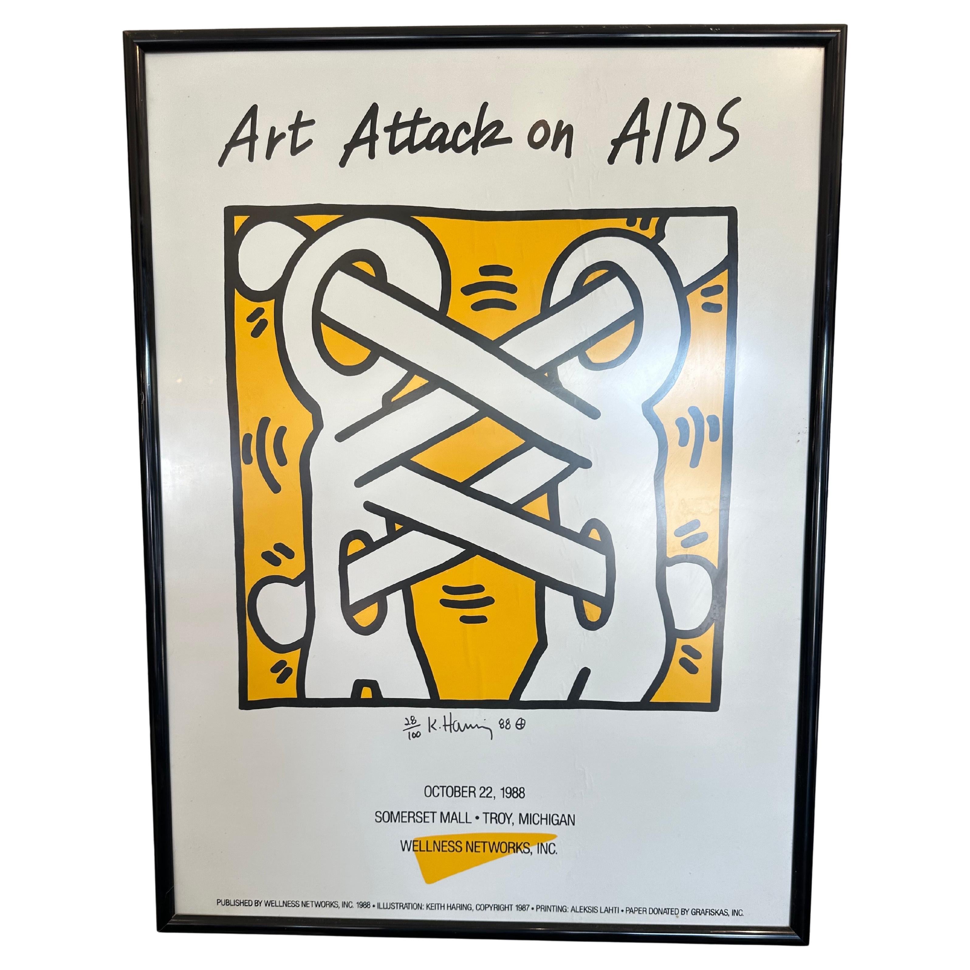 Rare Signed Keith Haring 
