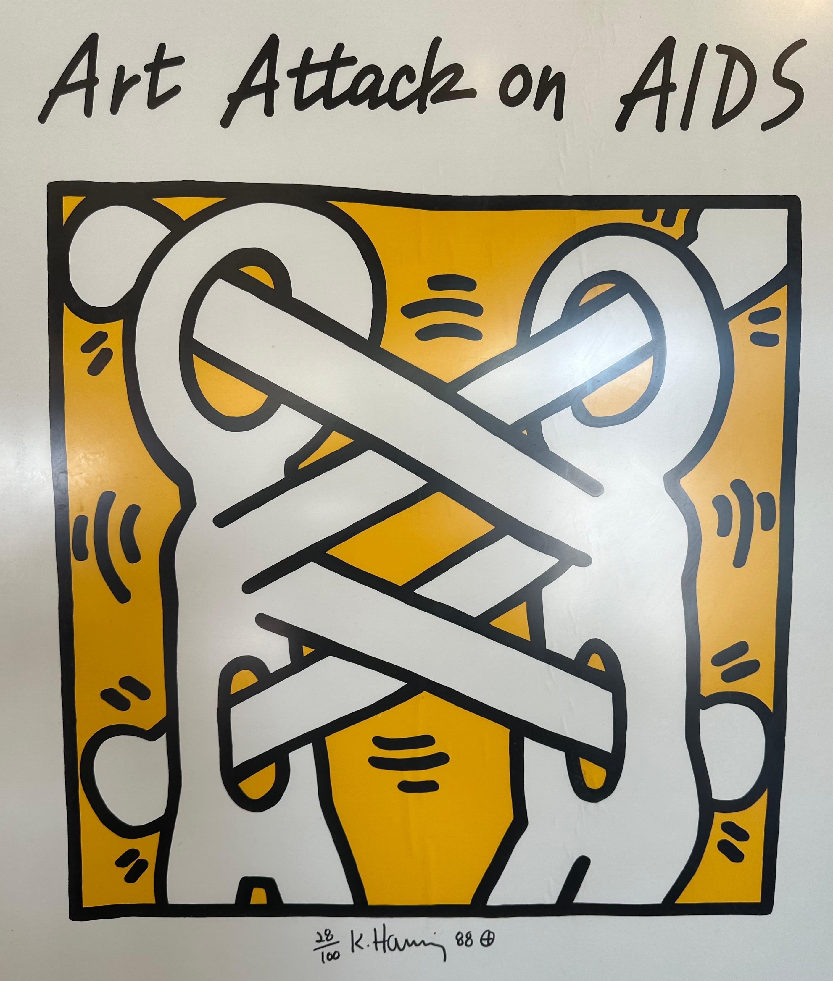 Rare Signed Keith Haring 