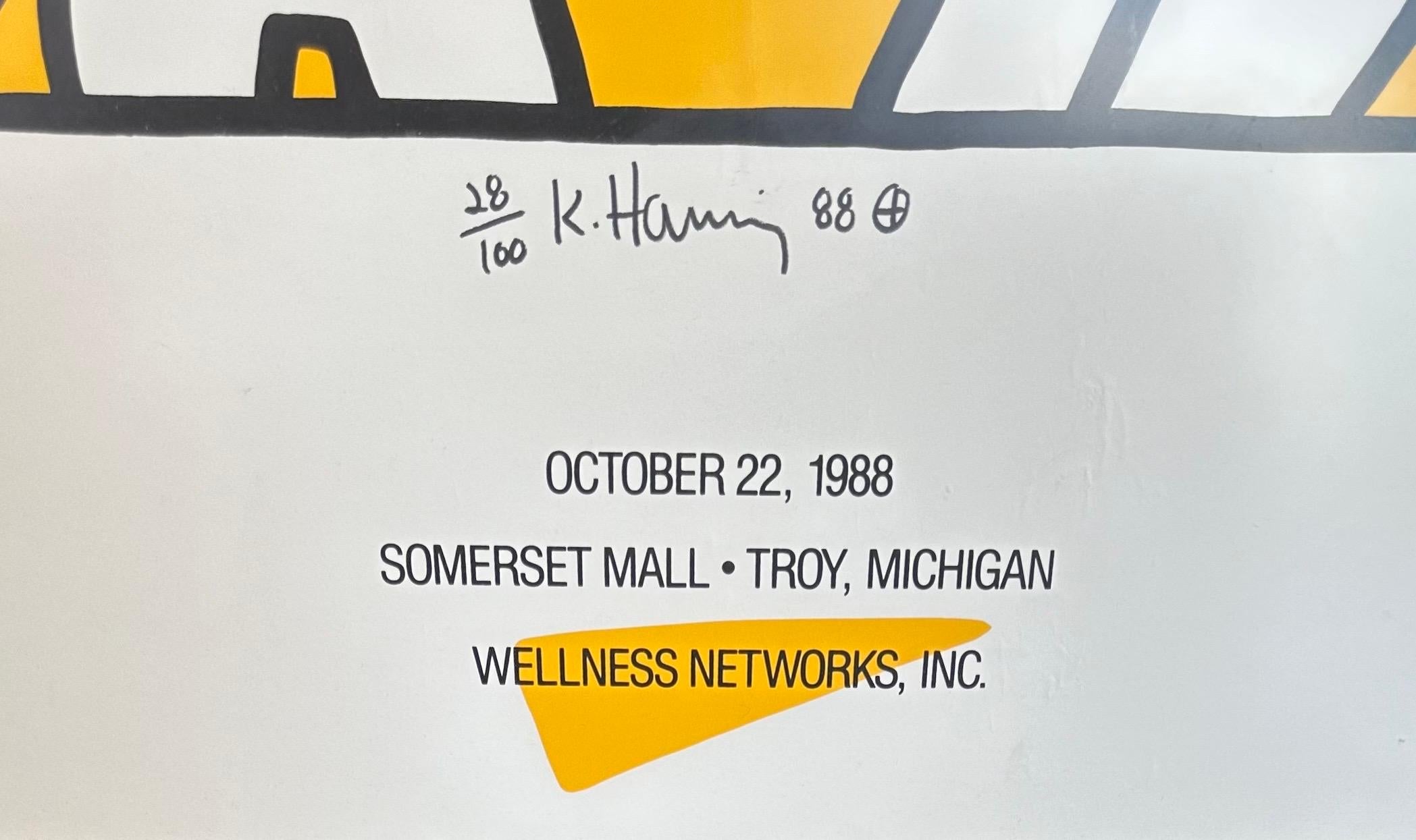 Rare Signed Keith Haring 