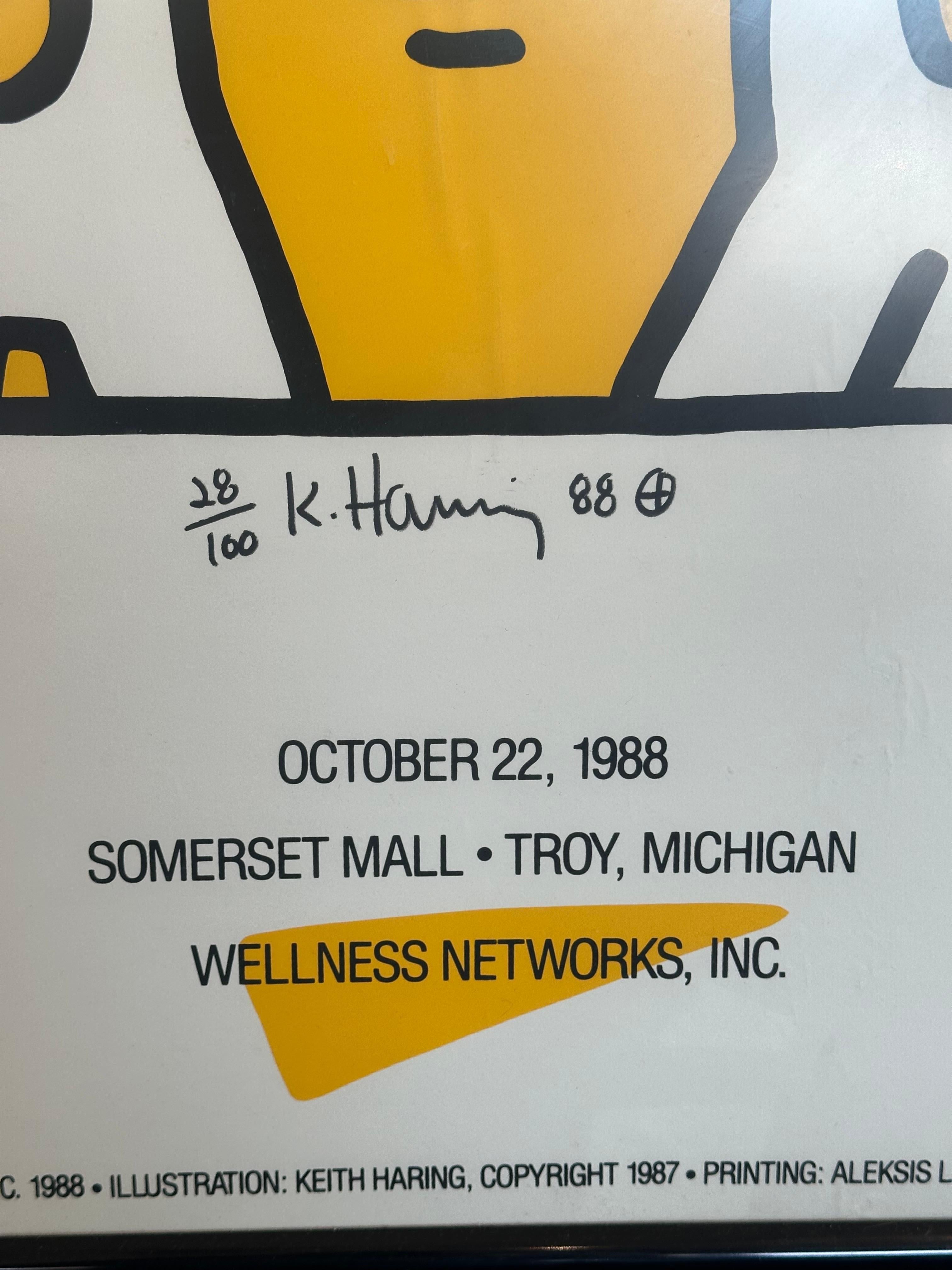 Rare Signed Keith Haring 