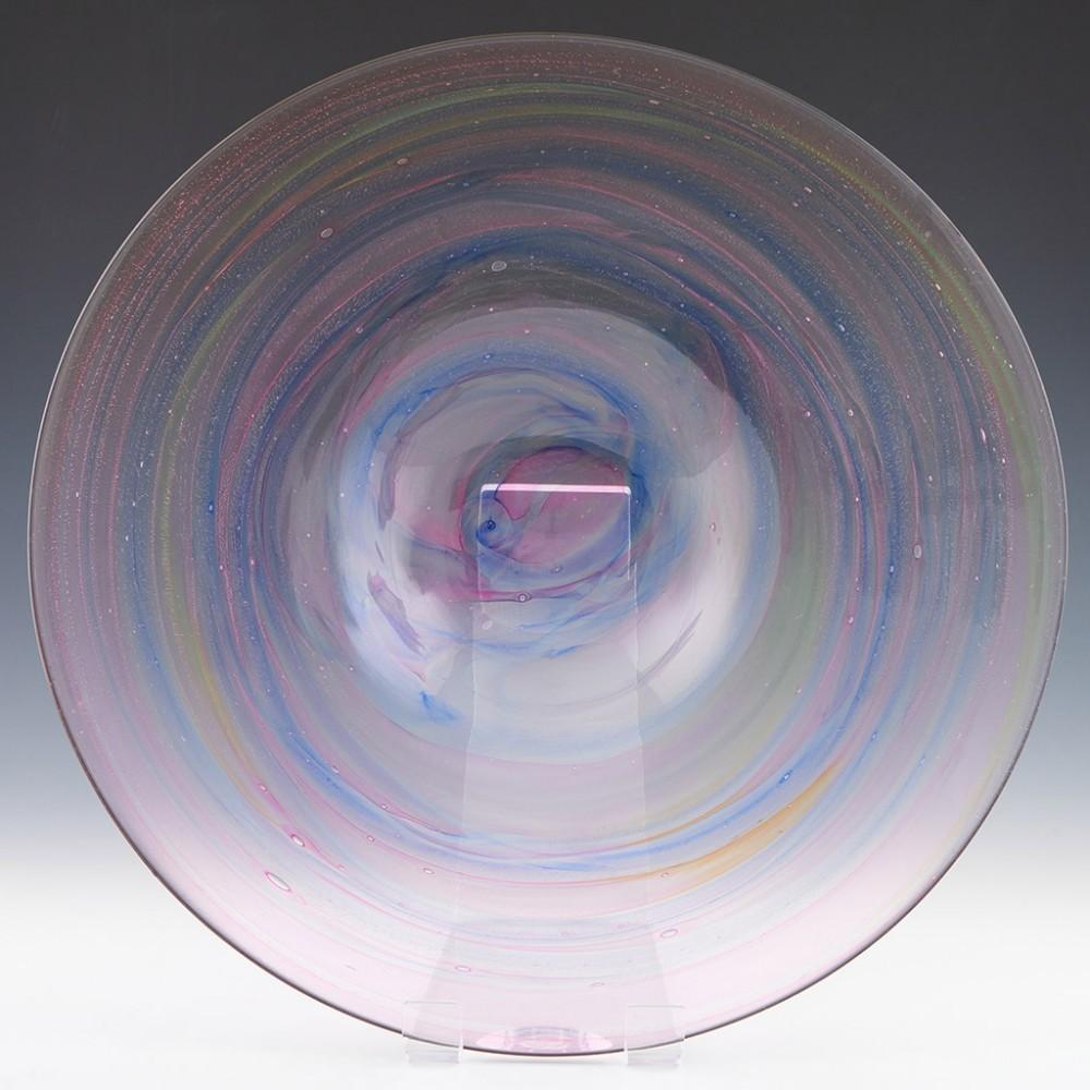 Rare Signed Michael Harris Isle of Wight Charger, circa 1975 In Good Condition In Tunbridge Wells, GB