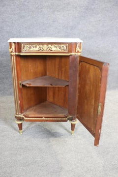 Seltene signiert Millet Vernis Martin Farbe dekoriert Französisch Louis XVI Eckschrank