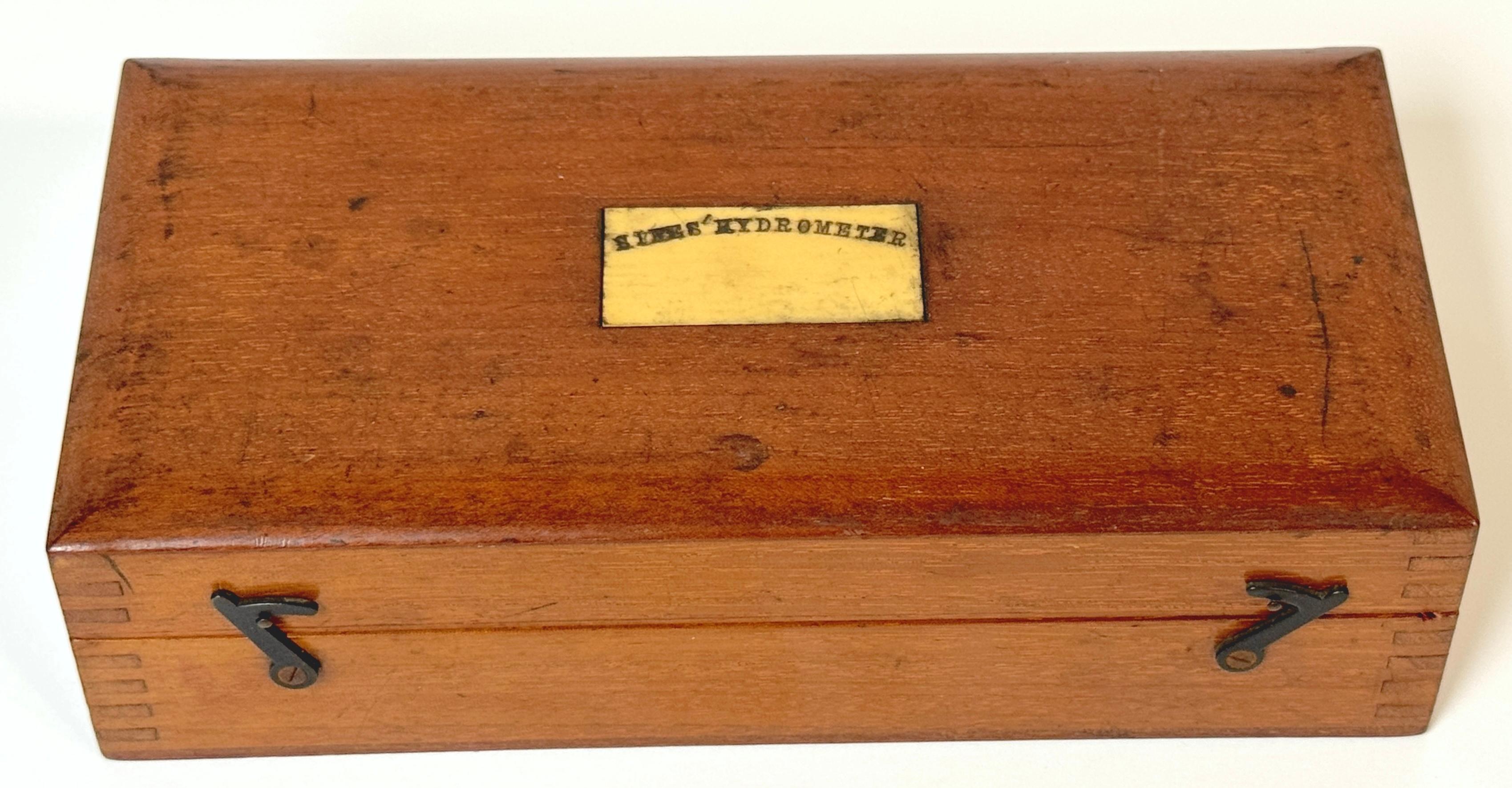 Rare Sikes’ Hydrometer (Alcohol Proof Tester) Set Atkey & Son, Cowes, C. 1830 For Sale 3