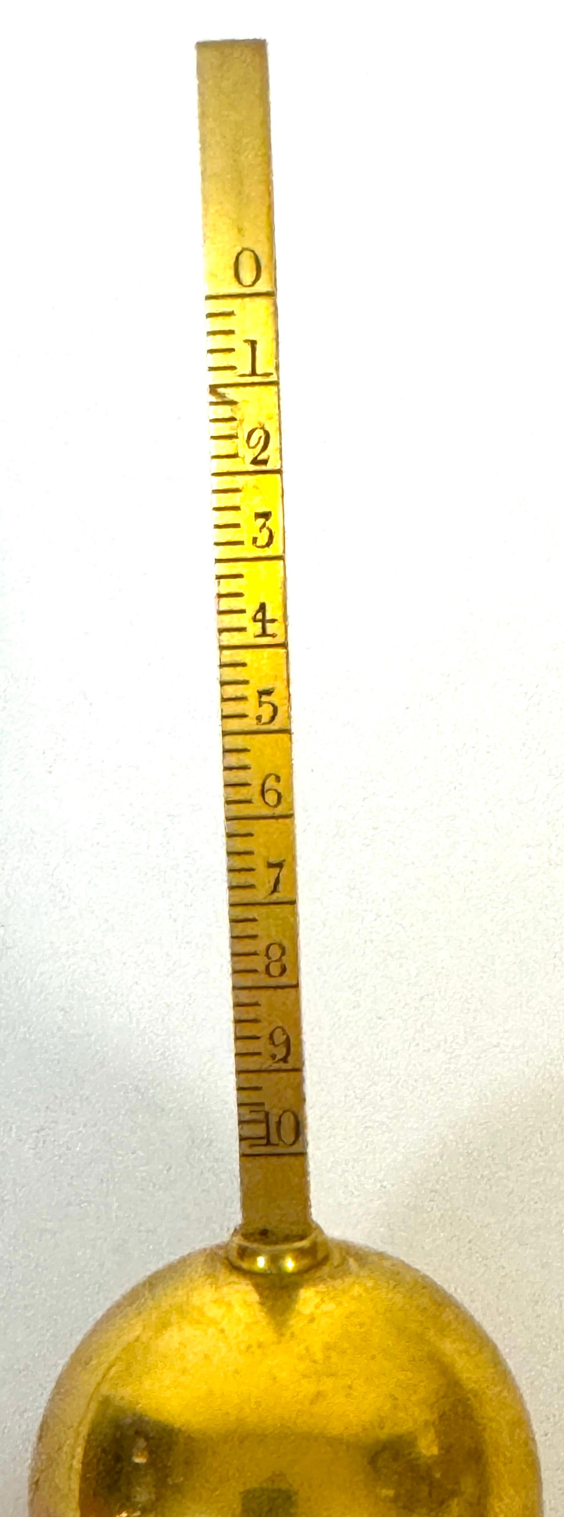 Rare Sikes’ Hydrometer (Alcohol Proof Tester) Set Atkey & Son, Cowes, C. 1830 For Sale 1