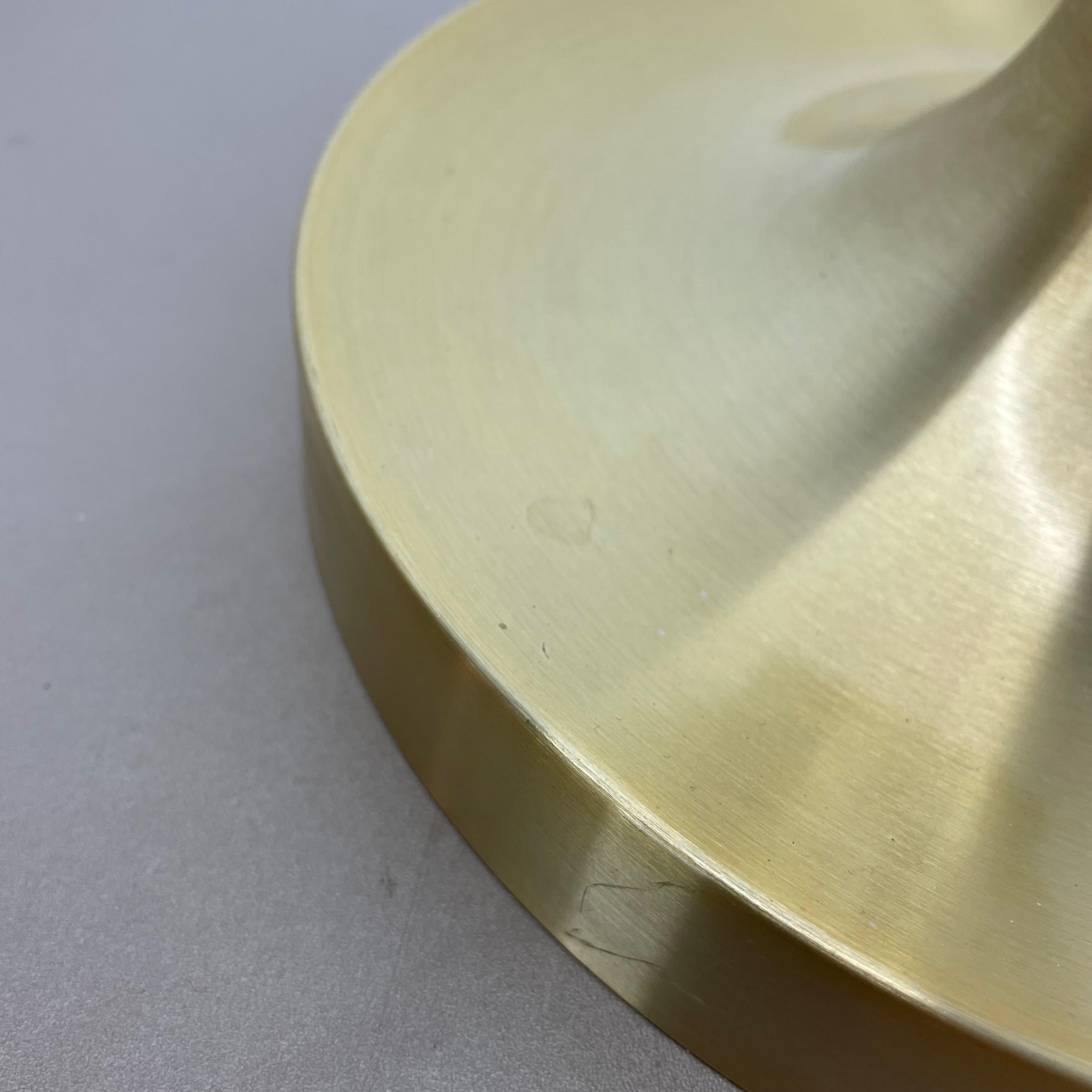 Rare Golden Charlotte Perriand Disc Wall Light by Honsel, Germany 1960s For Sale 5