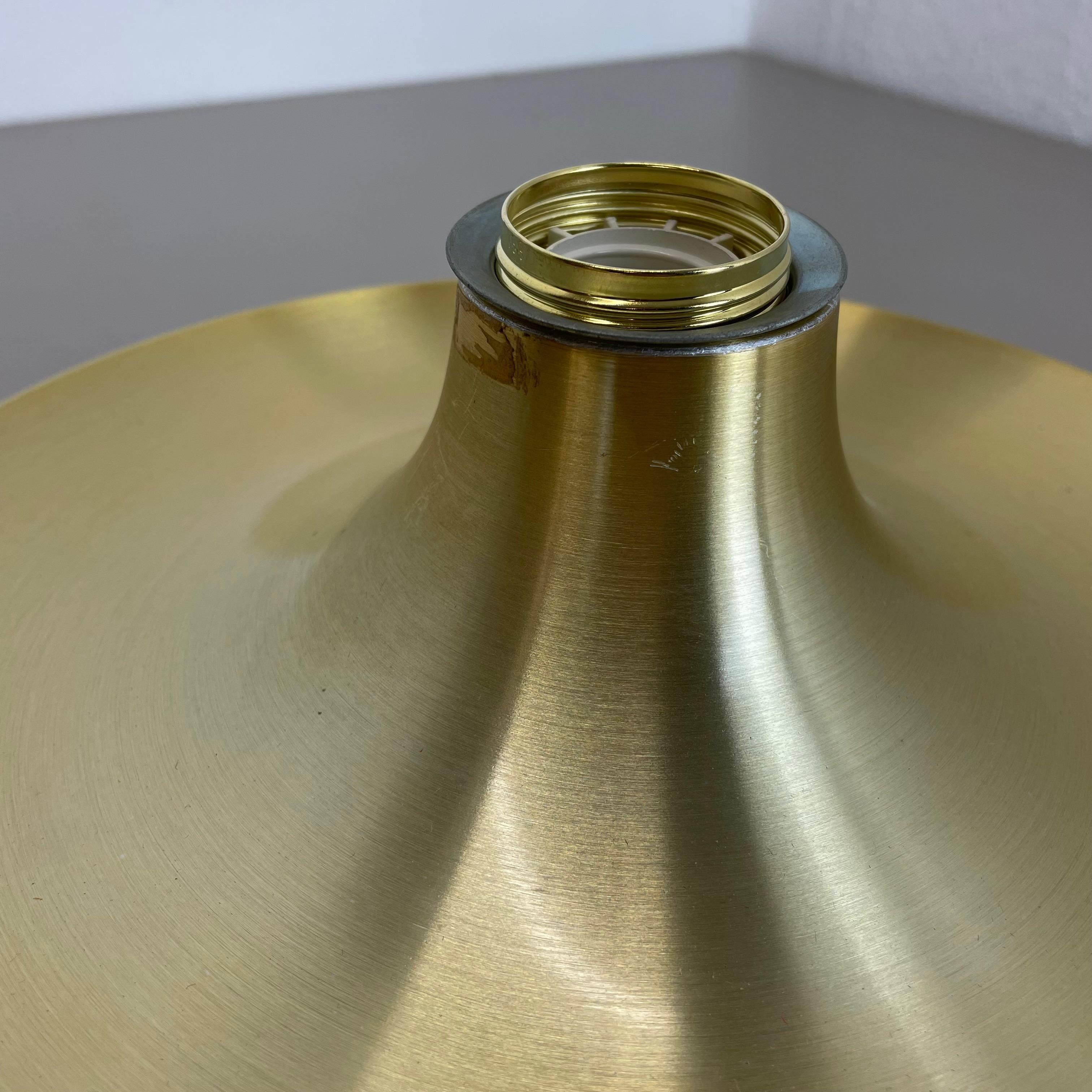 Rare Golden Charlotte Perriand Disc Wall Light by Honsel, Germany 1960s For Sale 6