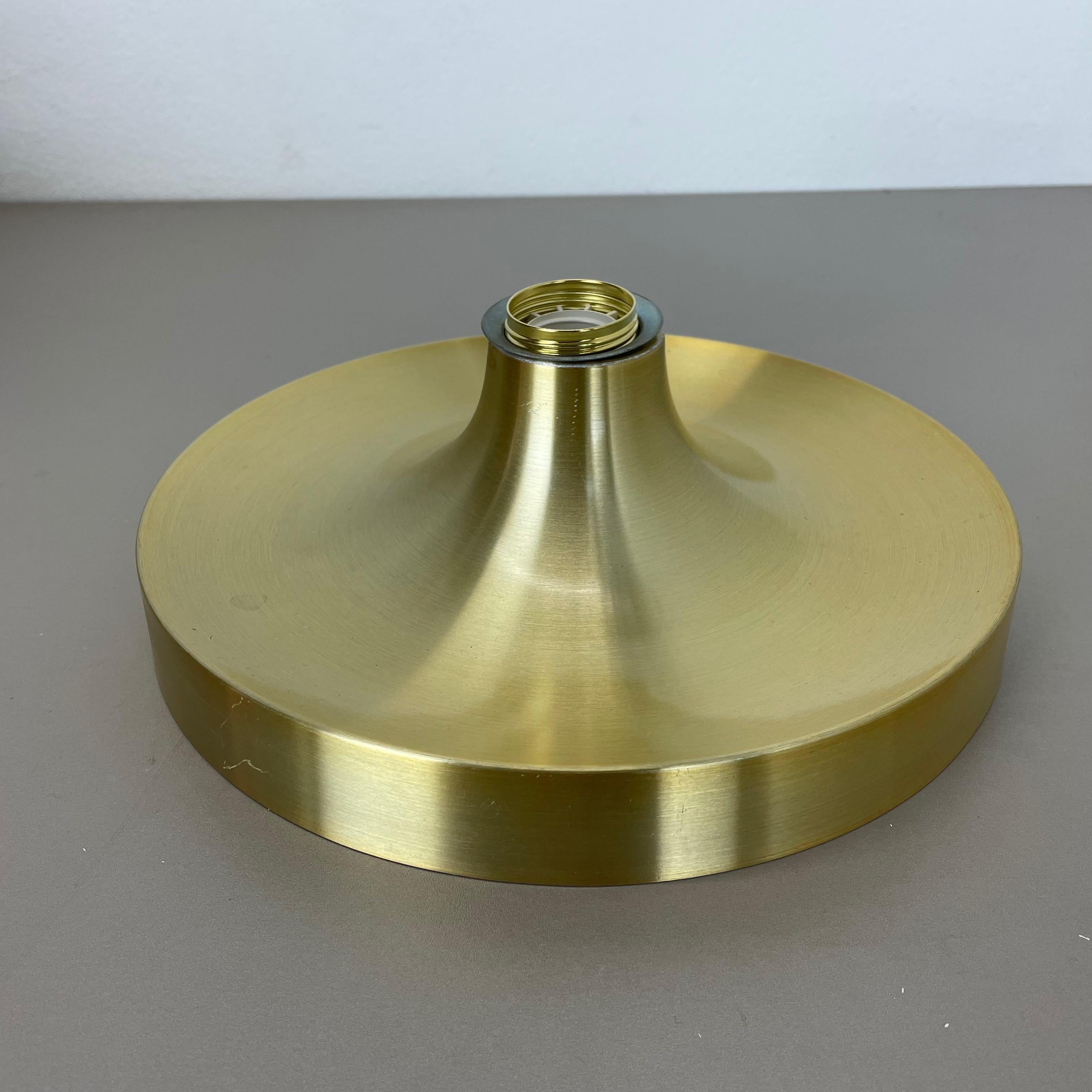 Rare Golden Charlotte Perriand Disc Wall Light by Honsel, Germany 1960s For Sale 1