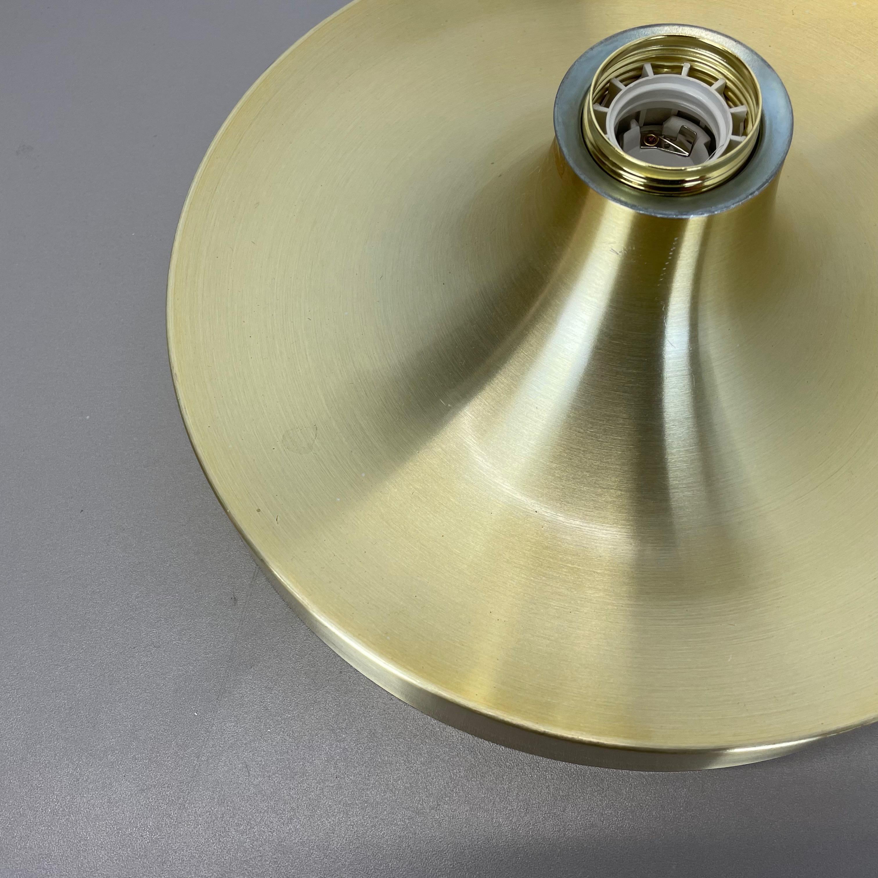 Rare Golden Charlotte Perriand Disc Wall Light by Honsel, Germany 1960s For Sale 2