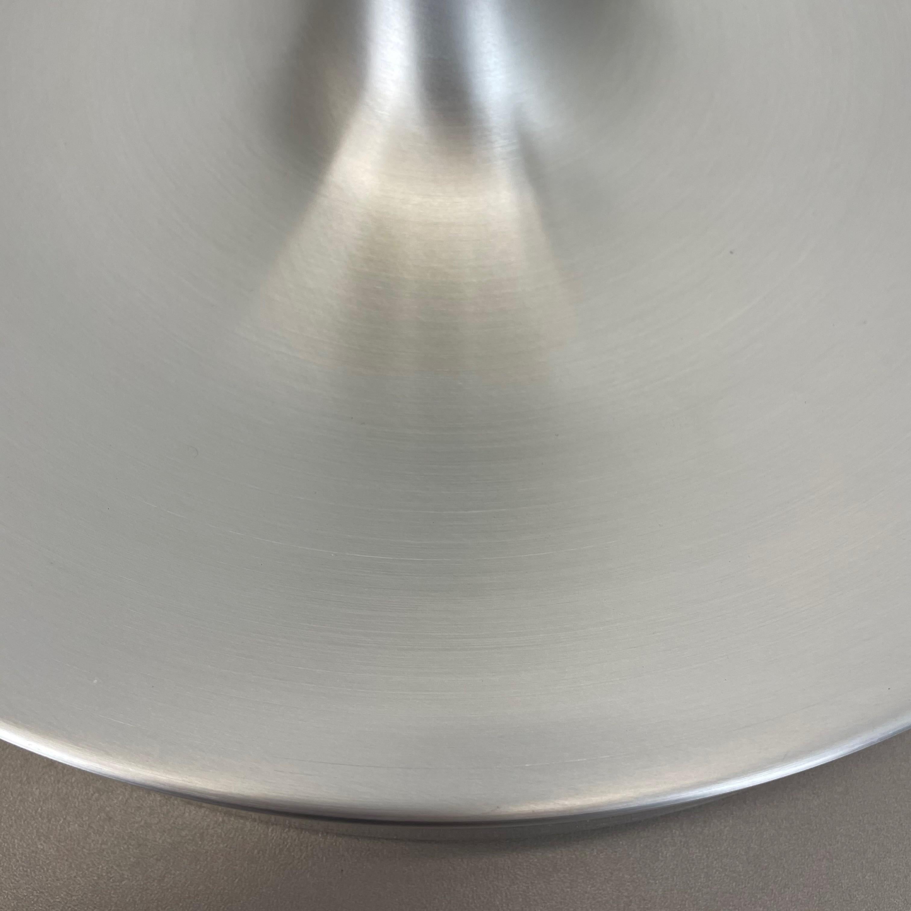 Rare Silver 1970s Charlotte Perriand Style Disc Wall Light by Staff, Germany 4