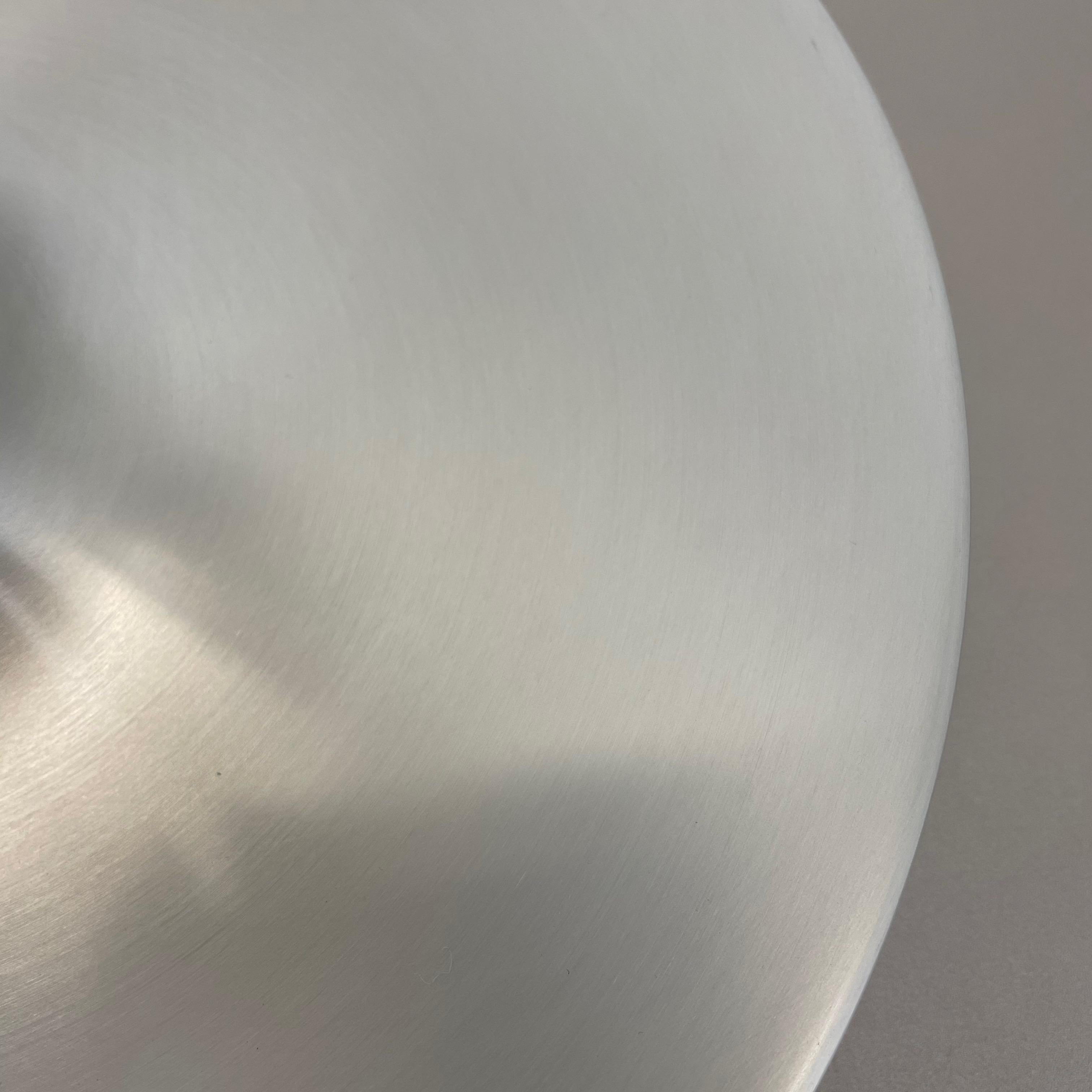 Rare Silver 1970s Charlotte Perriand Style Disc Wall Light by Staff, Germany 5