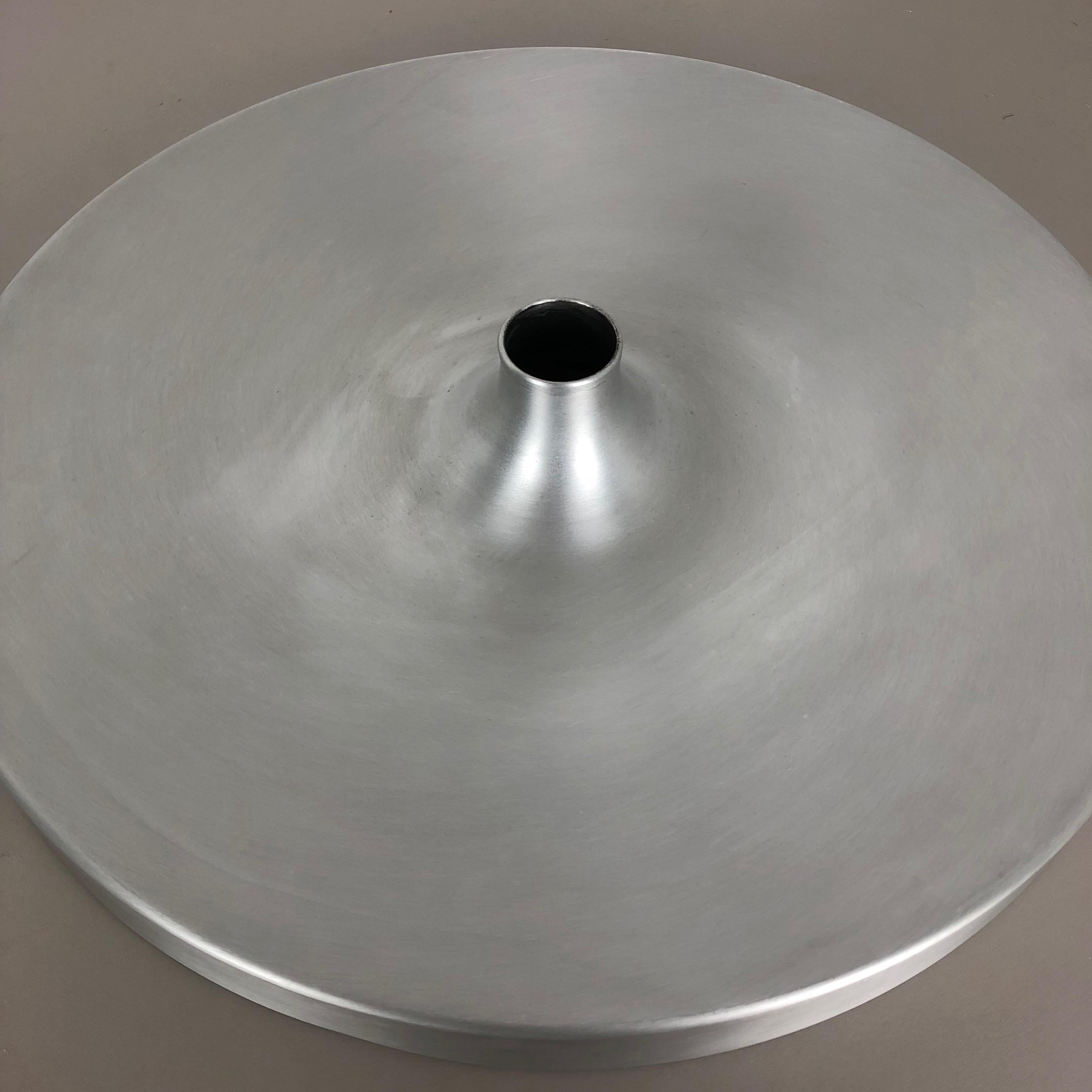 Rare Silver 1970s Charlotte Perriand Style Disc Wall Light by Staff, Germany 8