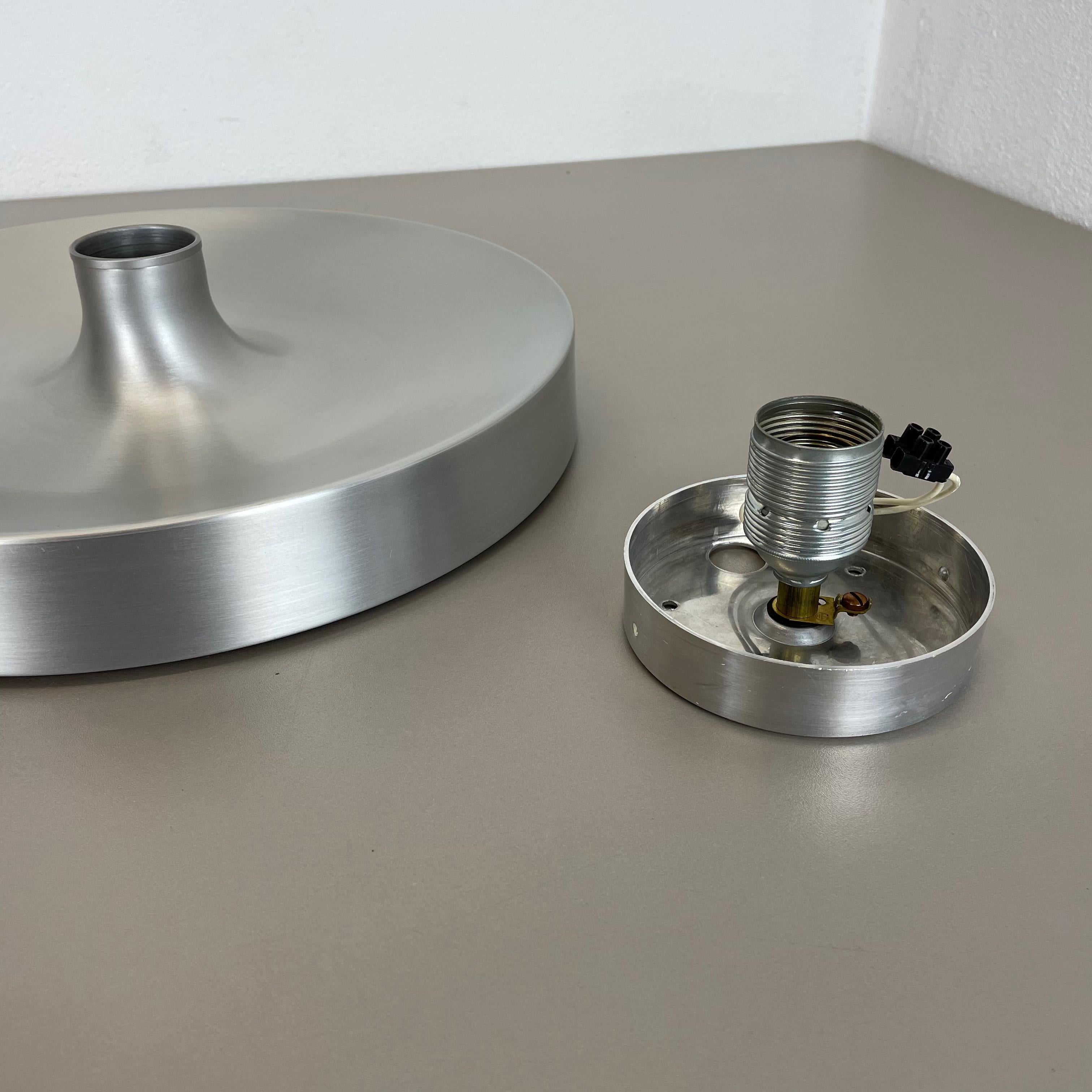 Rare Silver 1970s Charlotte Perriand Style Disc Wall Light by Staff, Germany 12