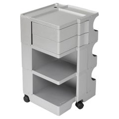 Chariot Boby en argent rare, Joe Colombo
