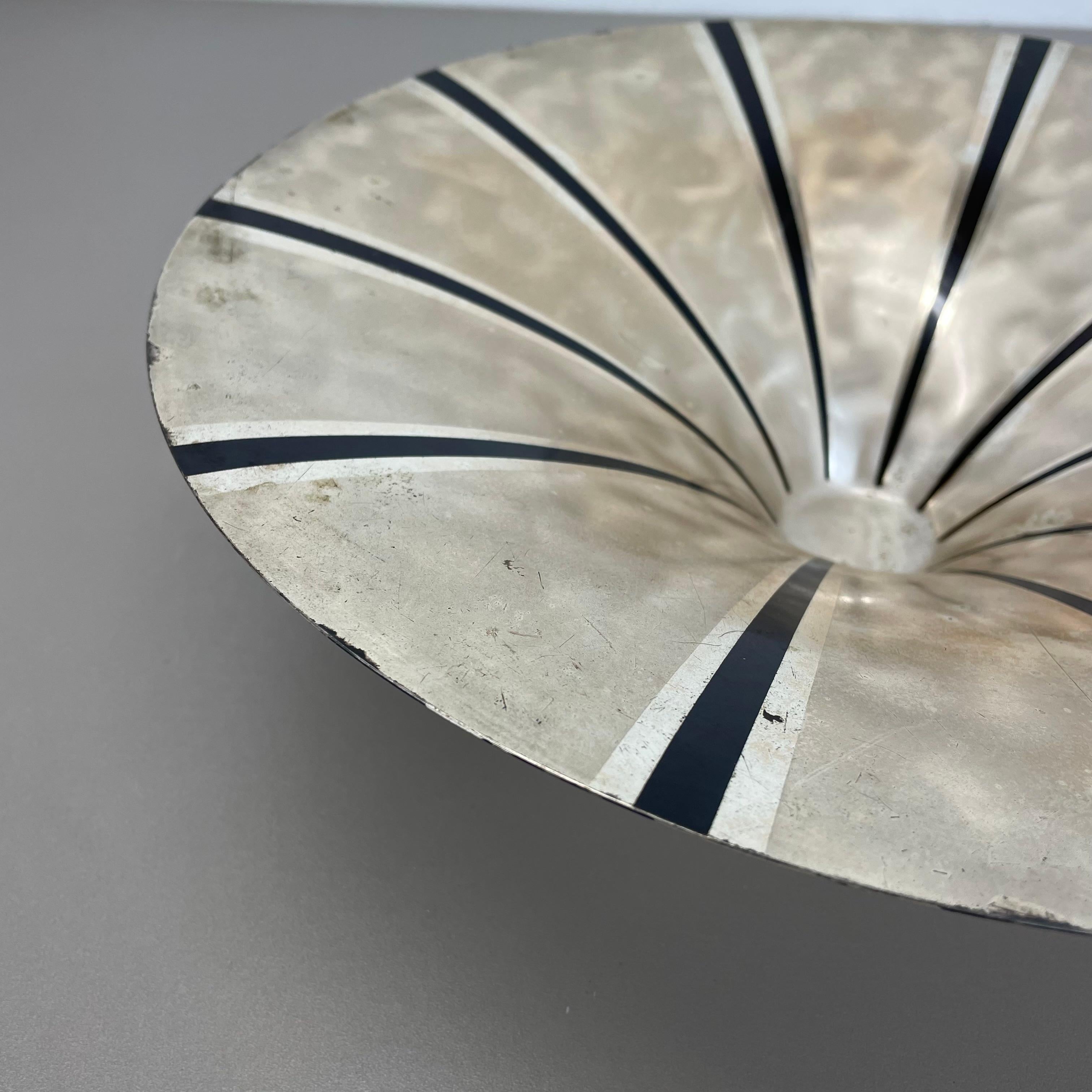 Rare Silver Plated Bauhaus Art Deco Shell Bowl by WMF Ikora, Germany 1930s For Sale 11