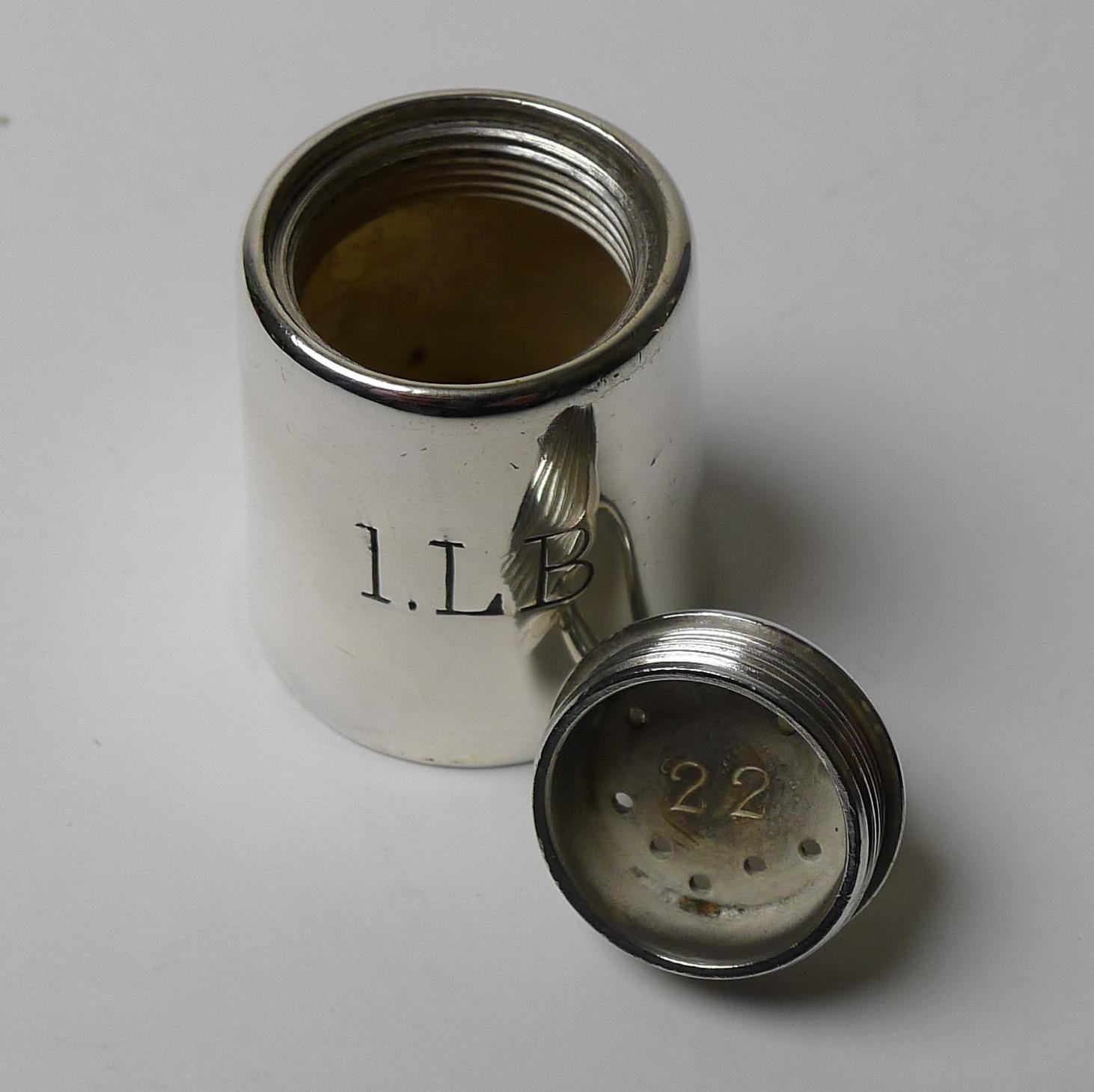 Rare Silver Plated Novelty Pepper Pot by Mappin & Webb In Good Condition For Sale In Bath, GB