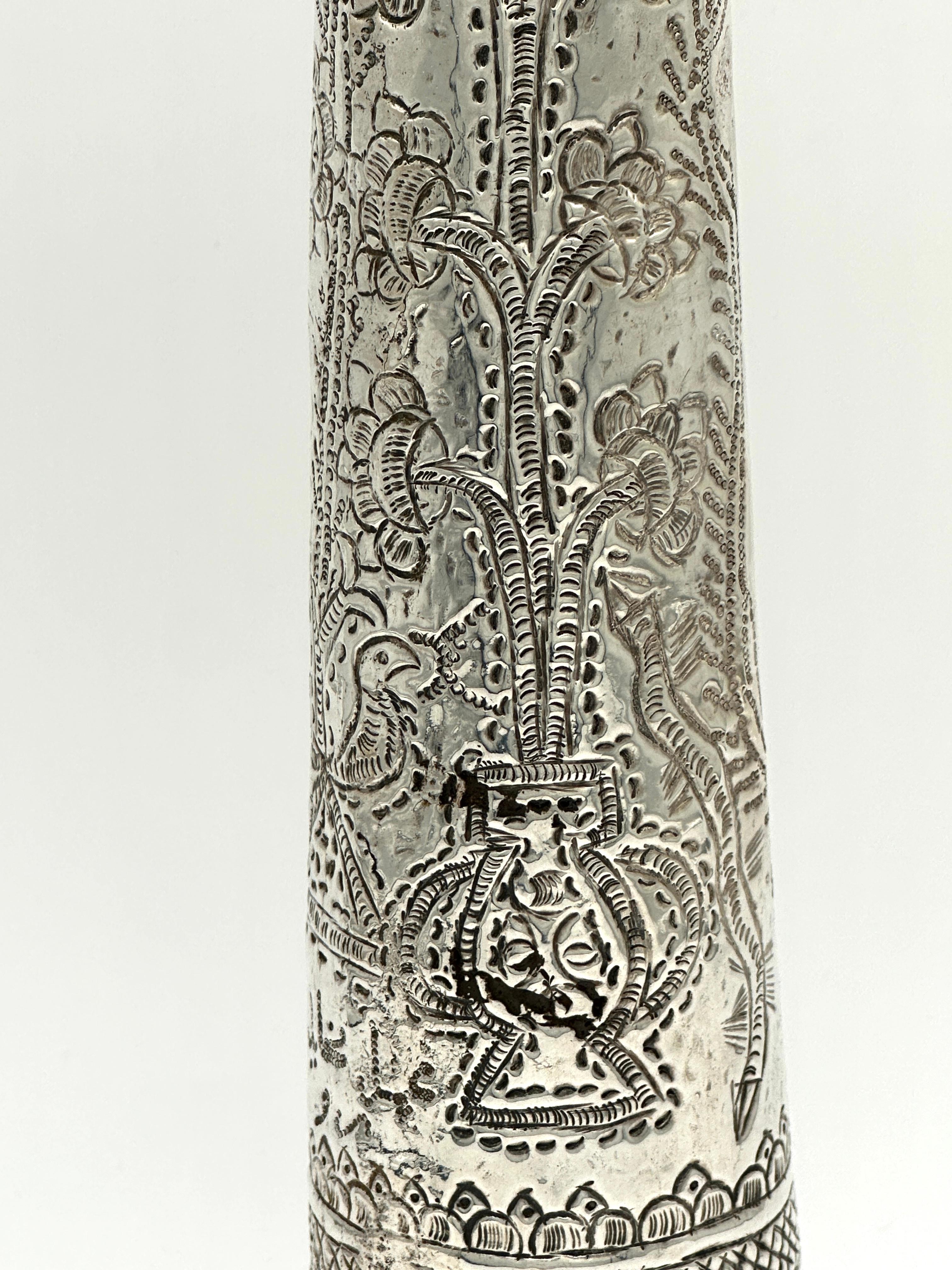Raro ornamento in argento per testa di Tantur o Druze, fatto a mano, Libano, XVIII secolo In condizioni buone in vendita a Tel Aviv - Jaffa, IL