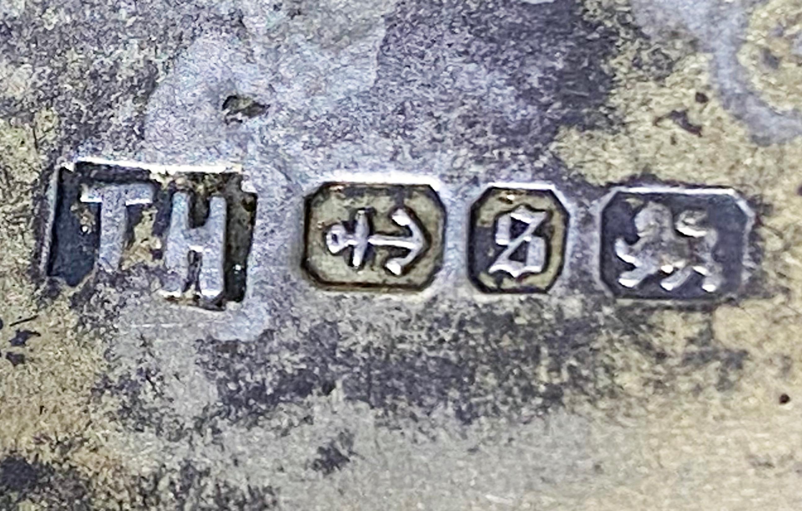 English Rare Silver Vesta Case in form of clutch Purse Birmingham 1892 Thomas Hayes