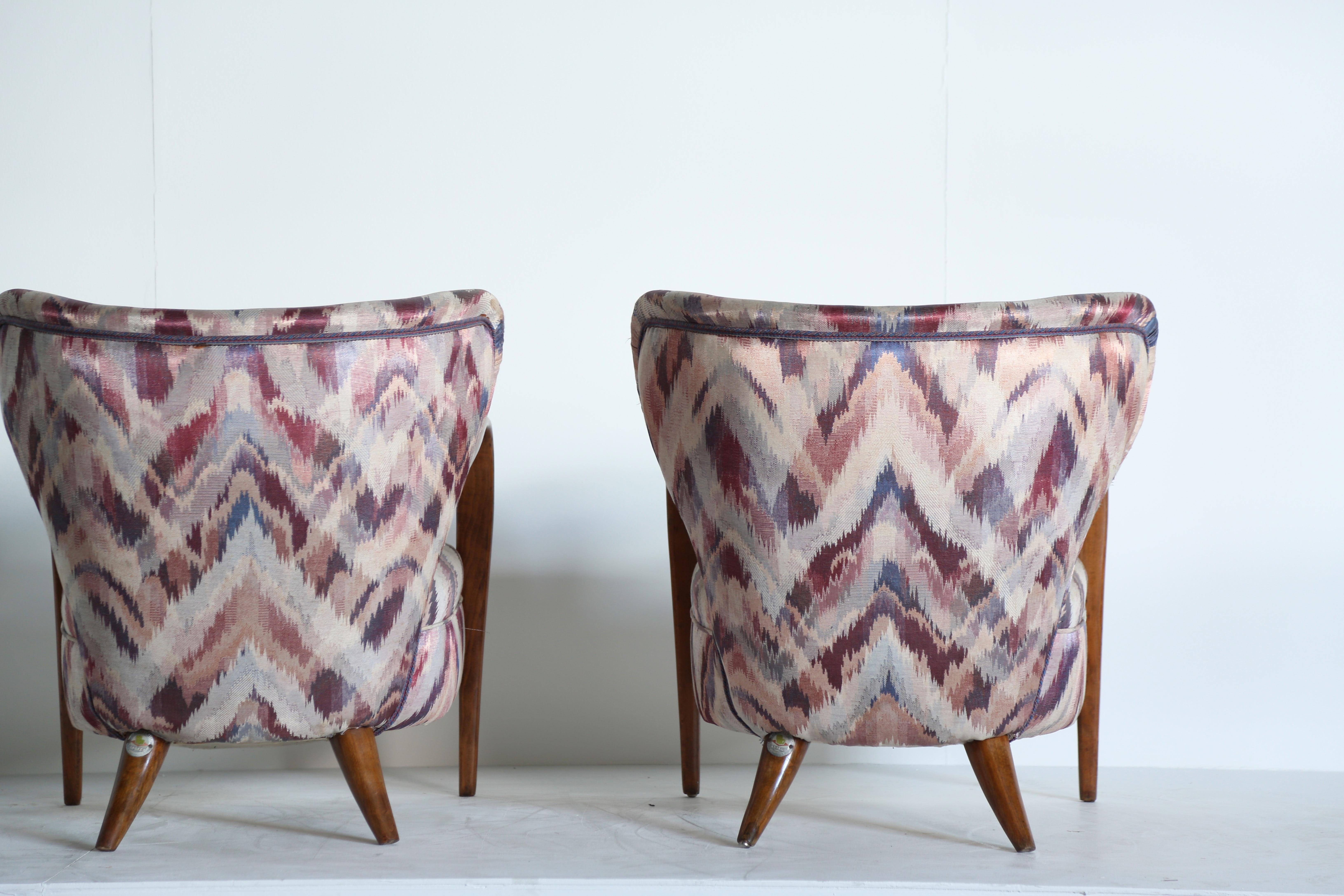 Rare fauteuil de salon Silvio Cavatorta, Italie, années 1940 en vente 8