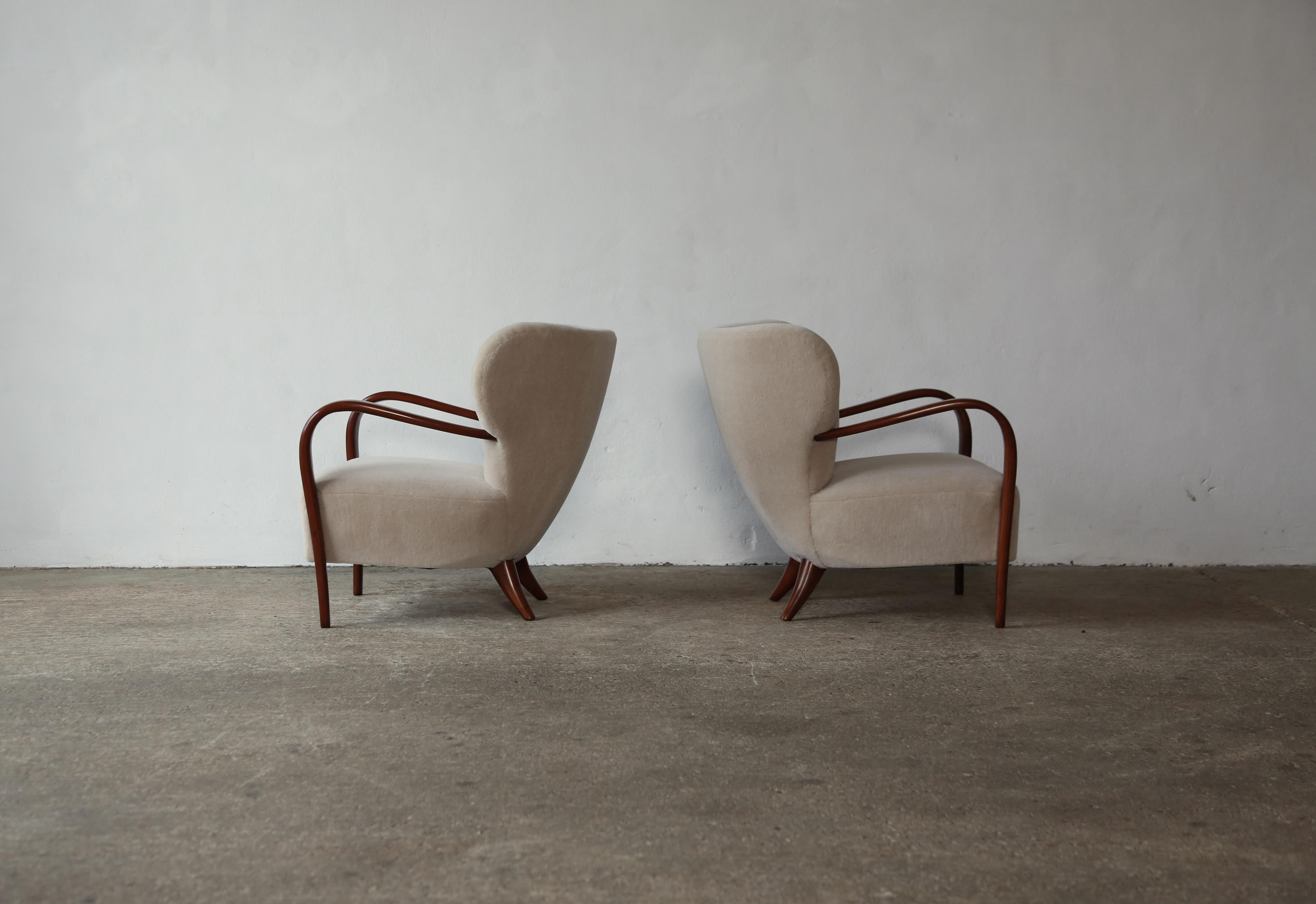 Rare Silvio Cavatorta Lounge Chairs, Italy, 1940s In Good Condition In London, GB
