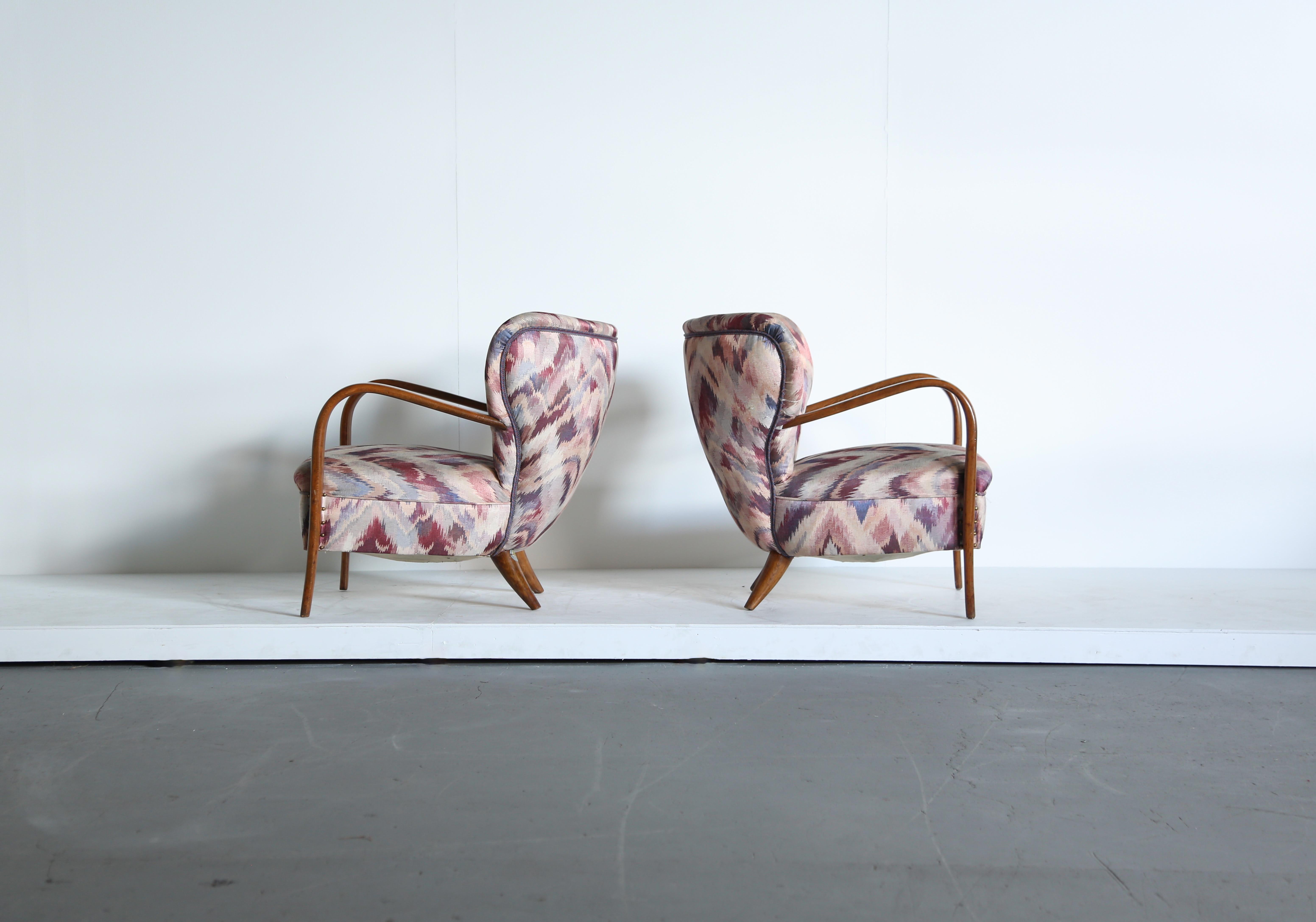 Rare fauteuil de salon Silvio Cavatorta, Italie, années 1940 en vente 1