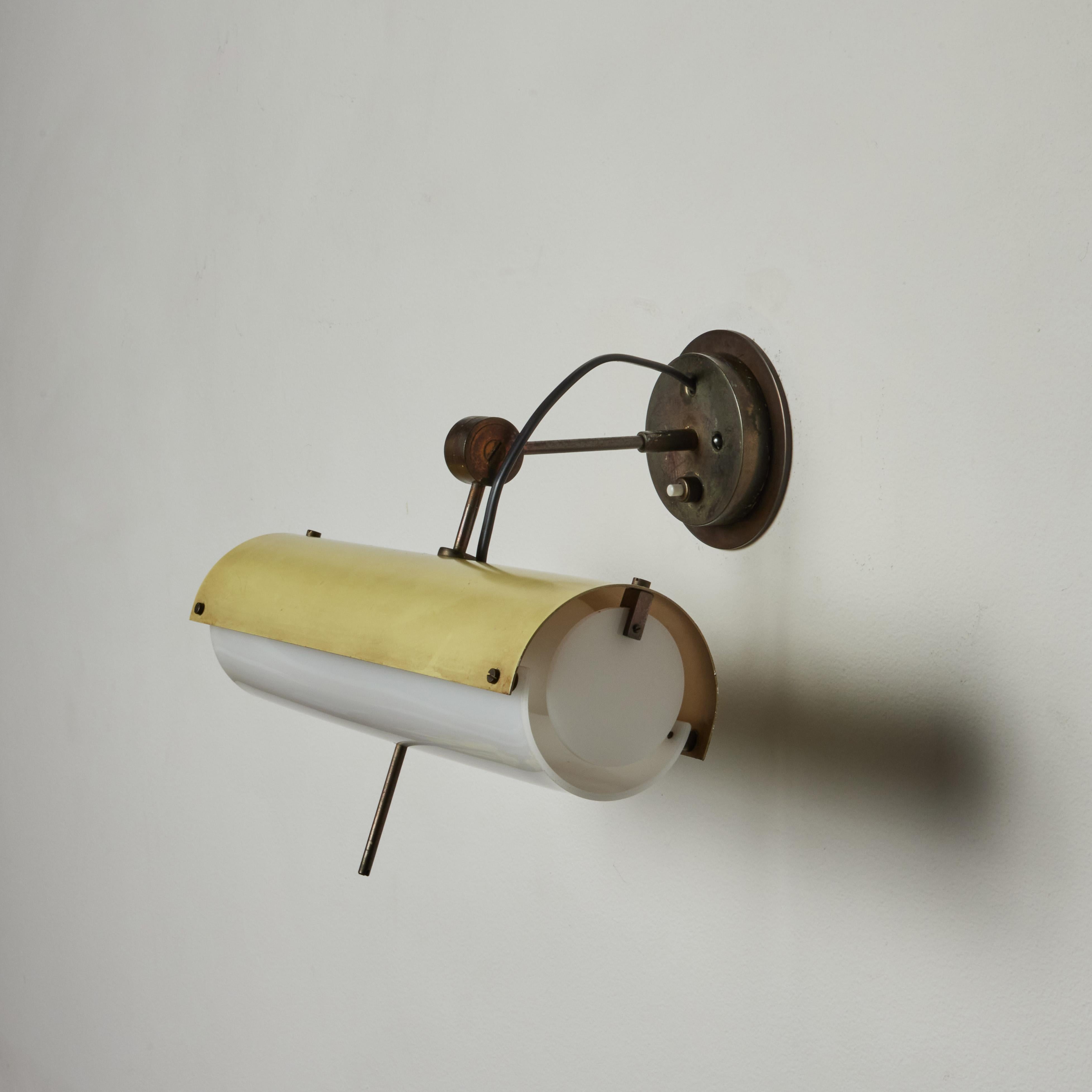 Mid-20th Century Rare Single Sconce by Giussepe Ostuni for Oluce